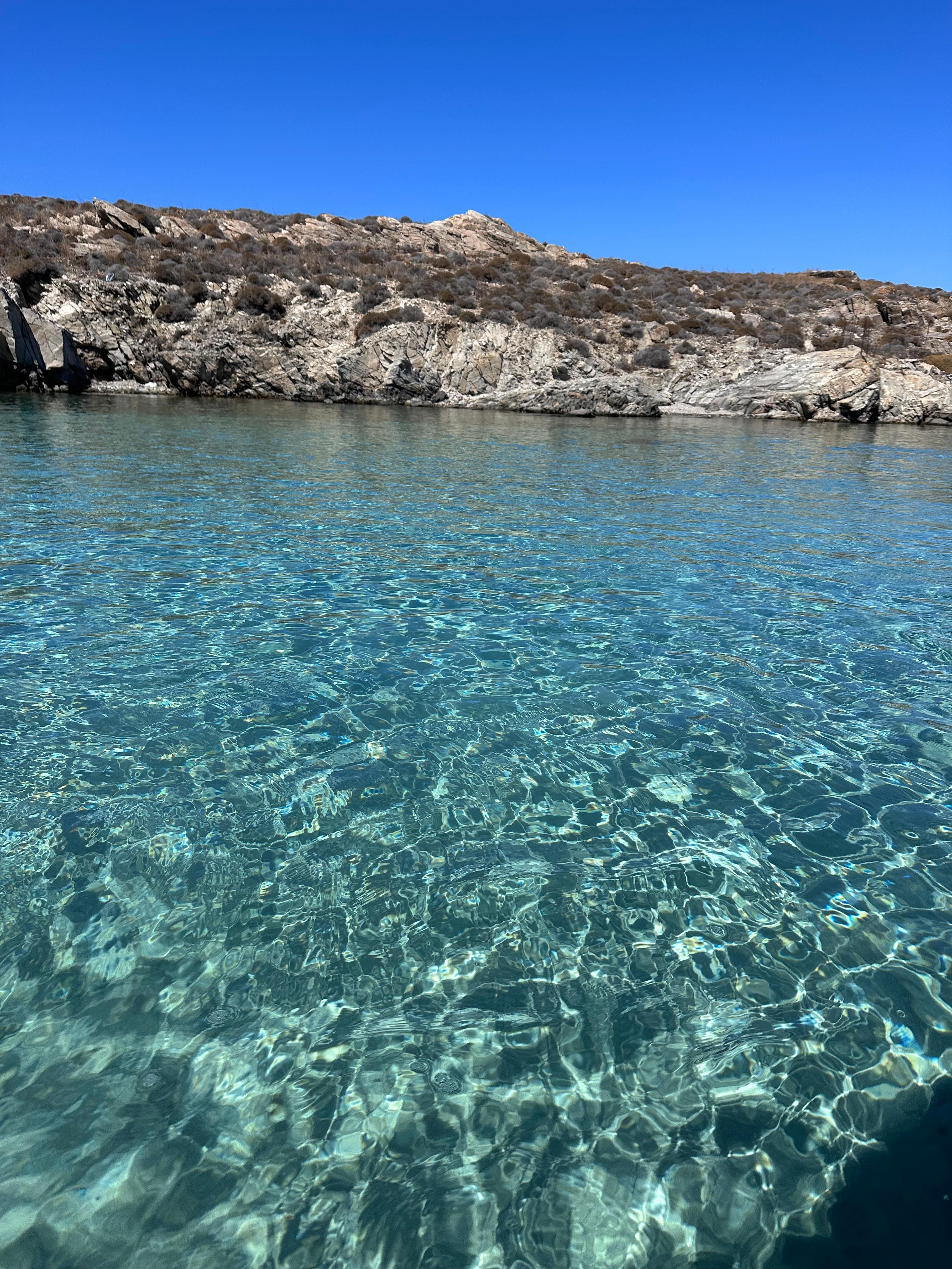 Private Mykonos South Coast Cruise on a Historic Wooden Boat