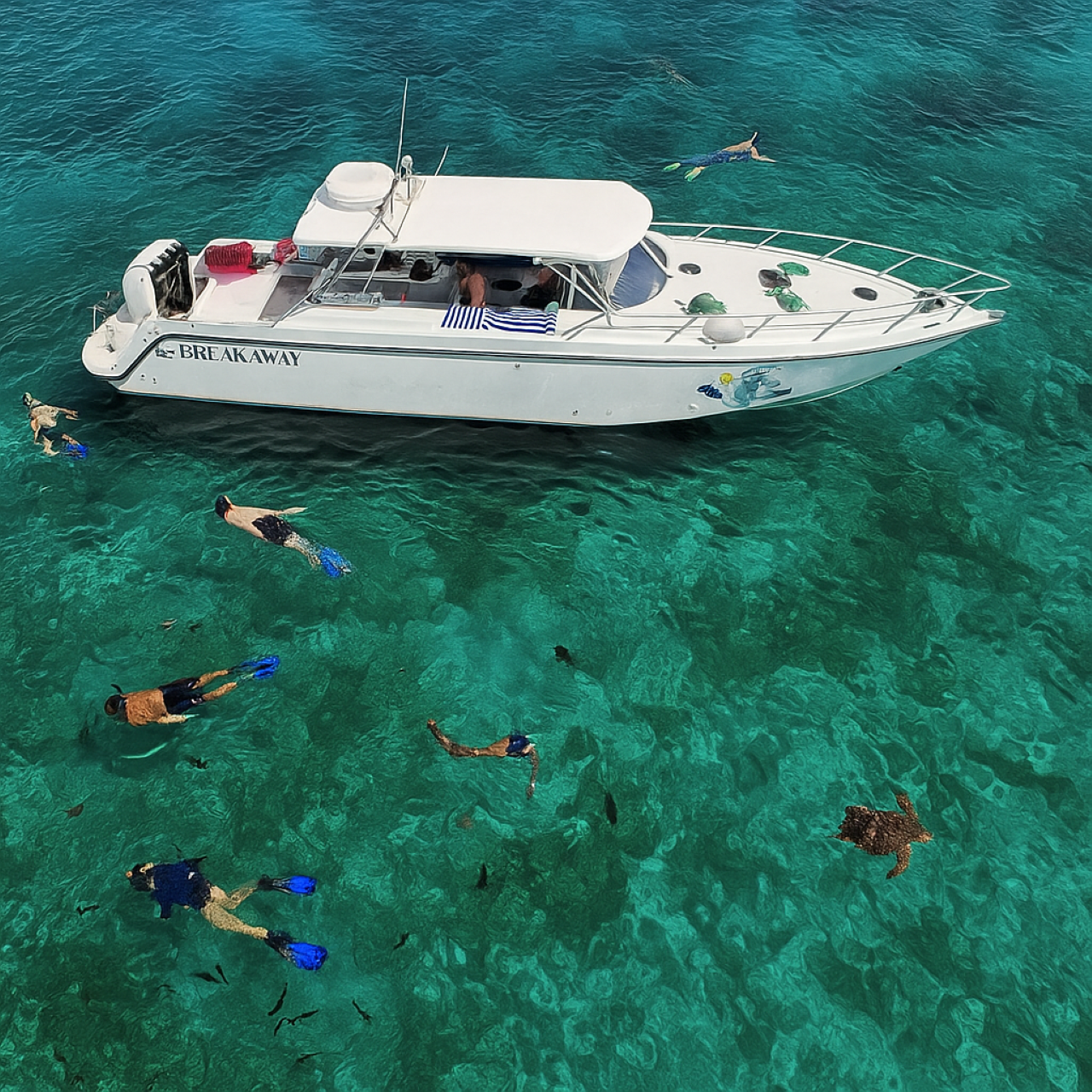 Virgin Islands Yacht Snorkel Tour with Sea Turtles