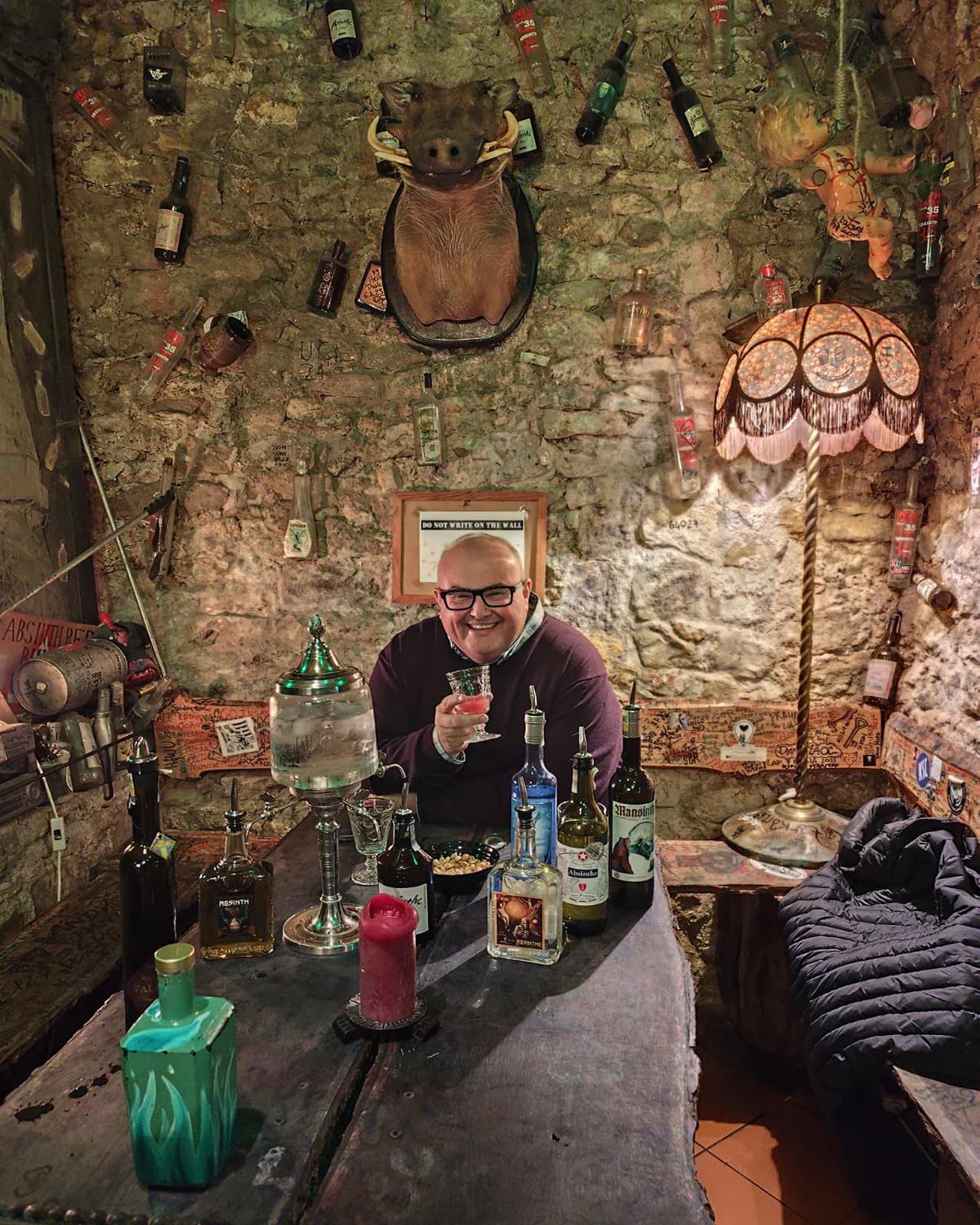 Prague Historic Absinthe Cellar Tasting