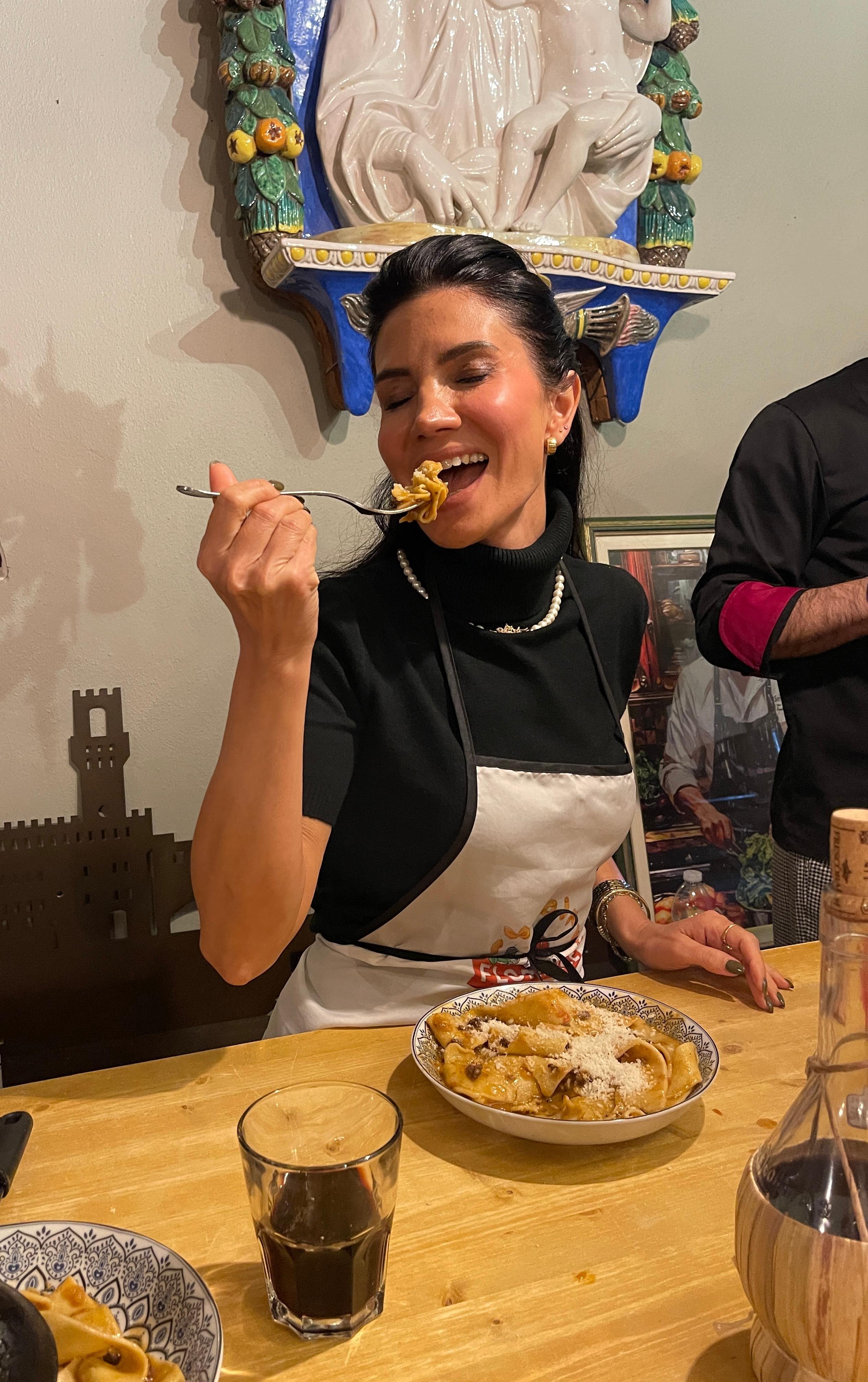 Gluten-Free Pasta Making Class with Unlimited Wine in Florence