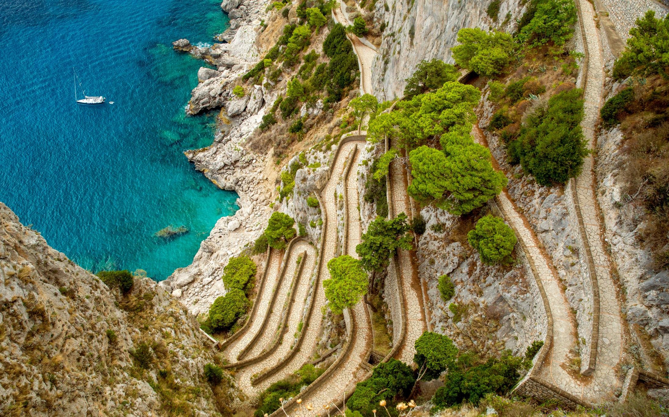 Capri Day Trip by Boat from Positano – Small Group