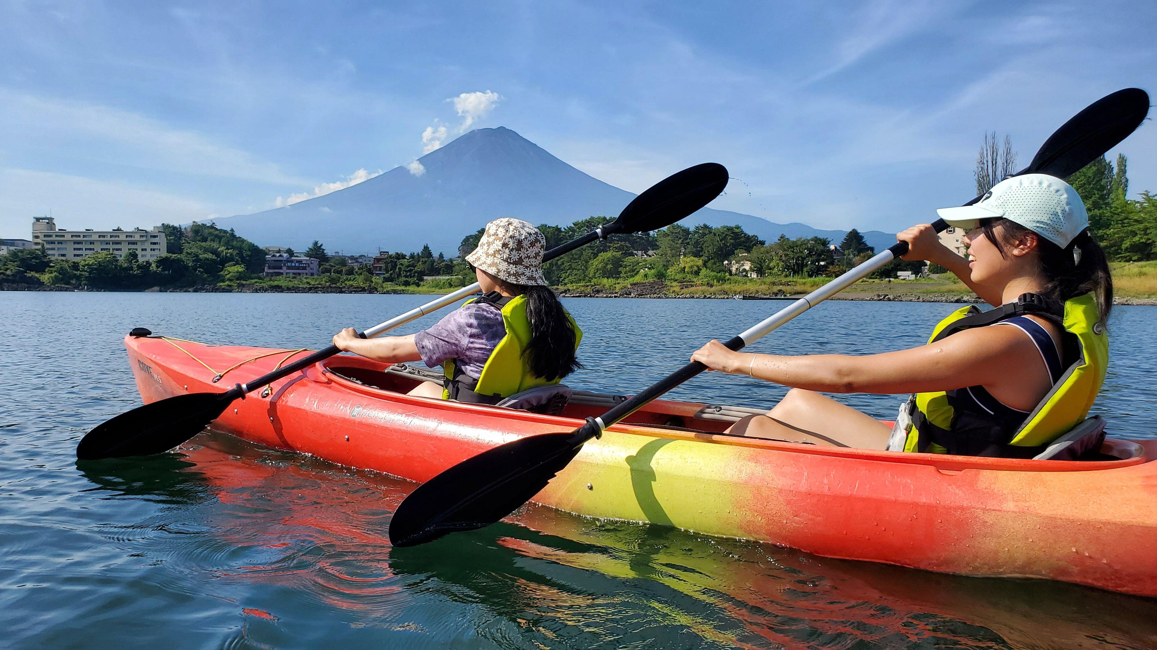 Early Morning Kayaking & Coffee on Lake Kawaguchiko