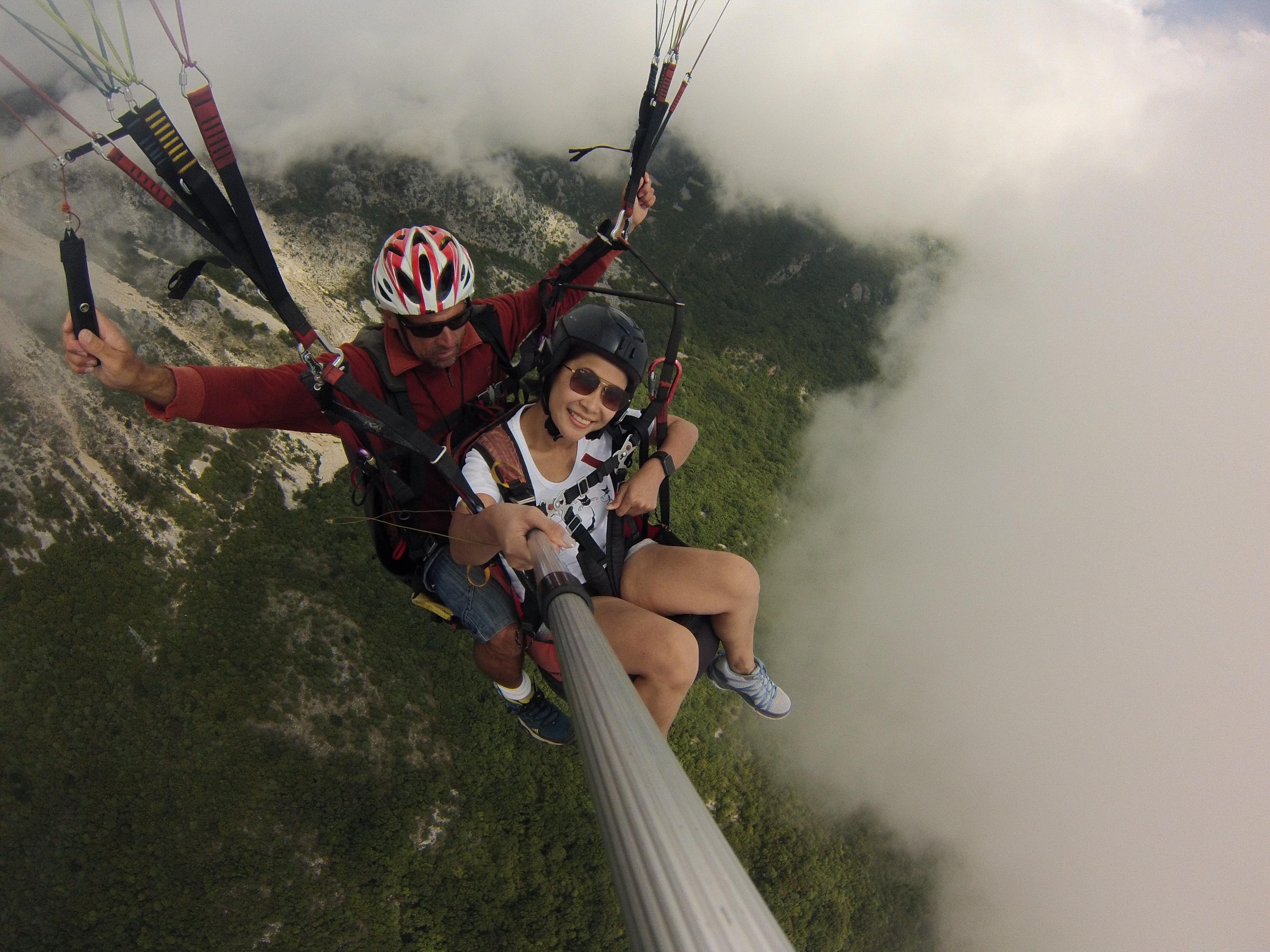 Tandem Paragliding Over Kotor Bay