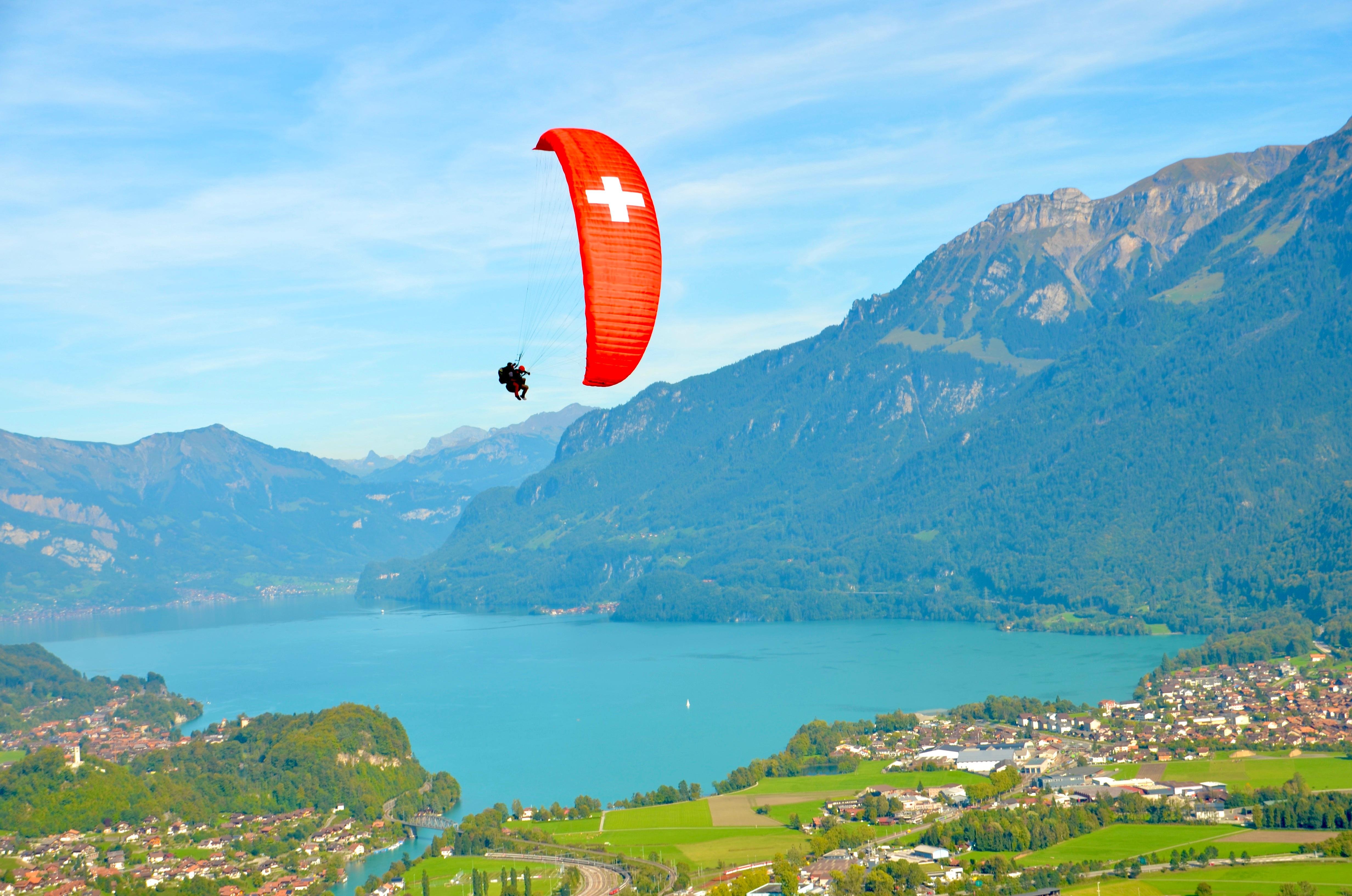 Interlaken Tandem Paragliding High Flight