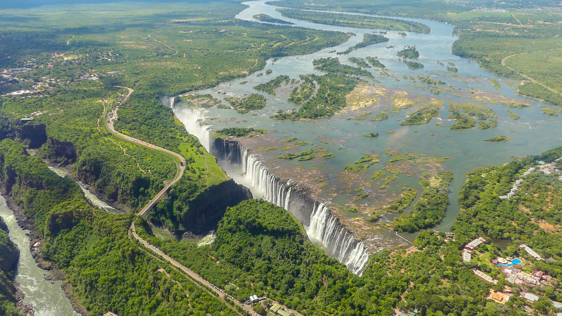 Victoria Falls Helicopter Flight with Transfers