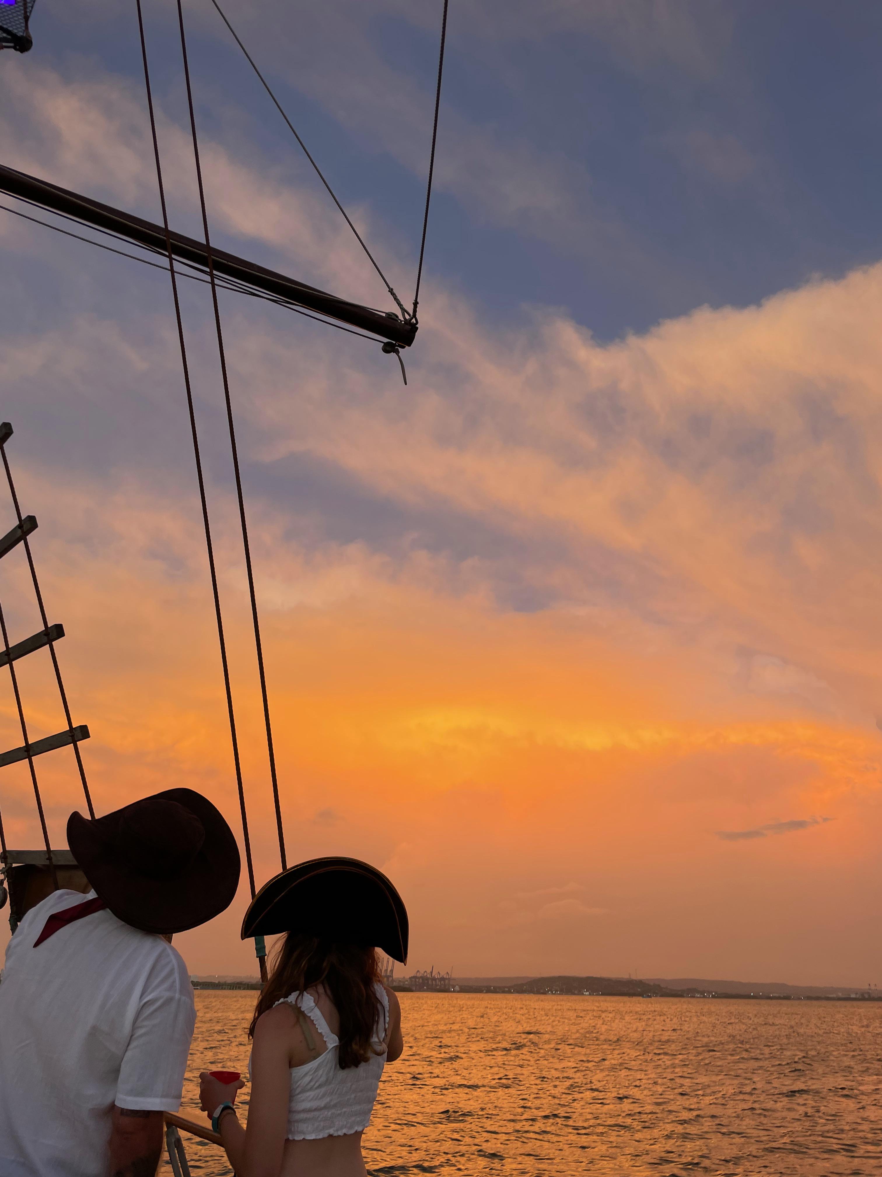 Cartagena Sunset Pirate Ship Cruise with Open Bar
