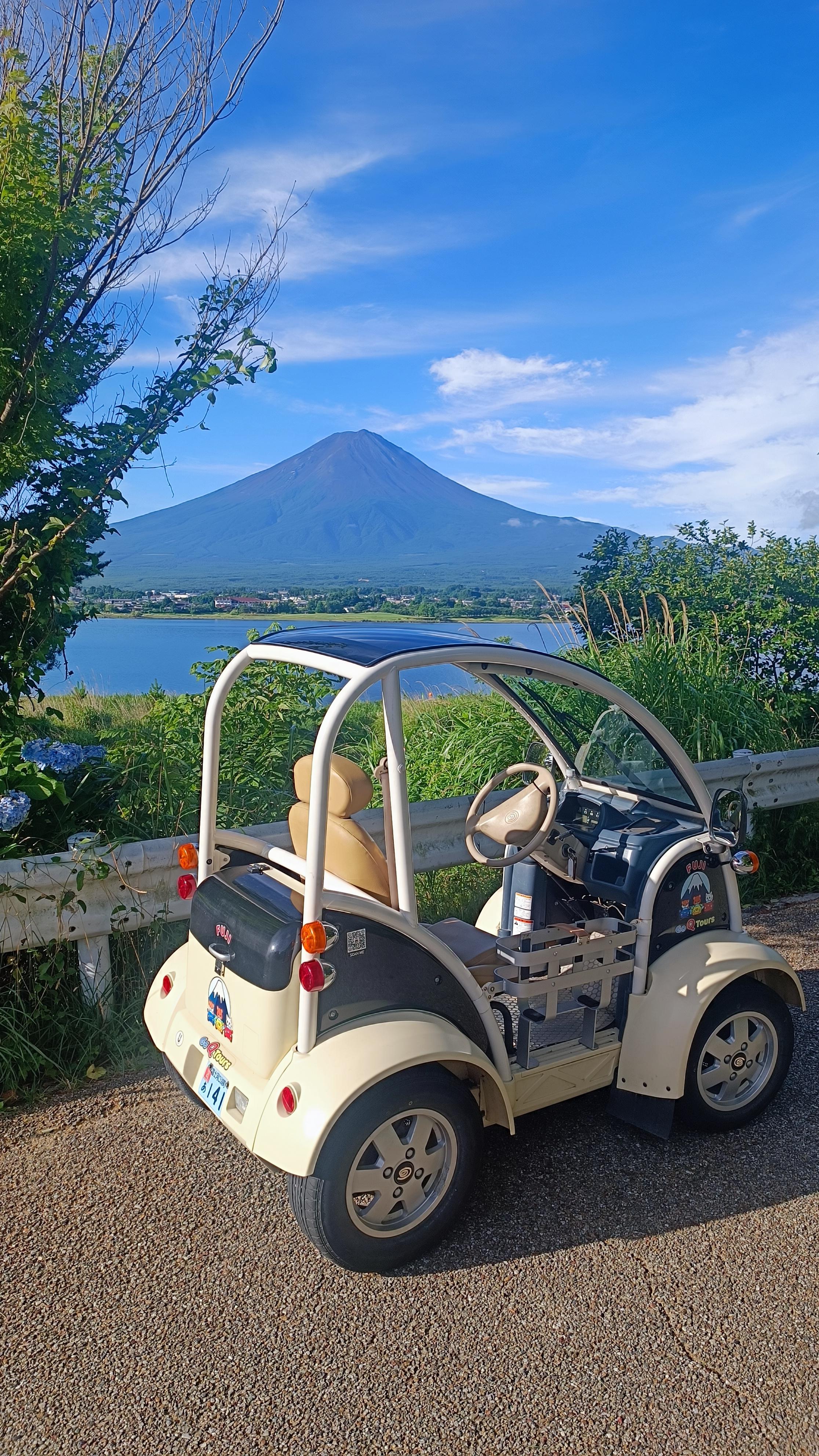 Lake Kawaguchiko Electric Mini Car Guided Tour