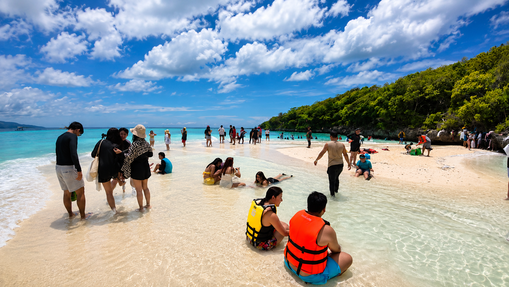 Cebu: Whale Sharks, Tumalog Falls & Sumilon Island Day Tour