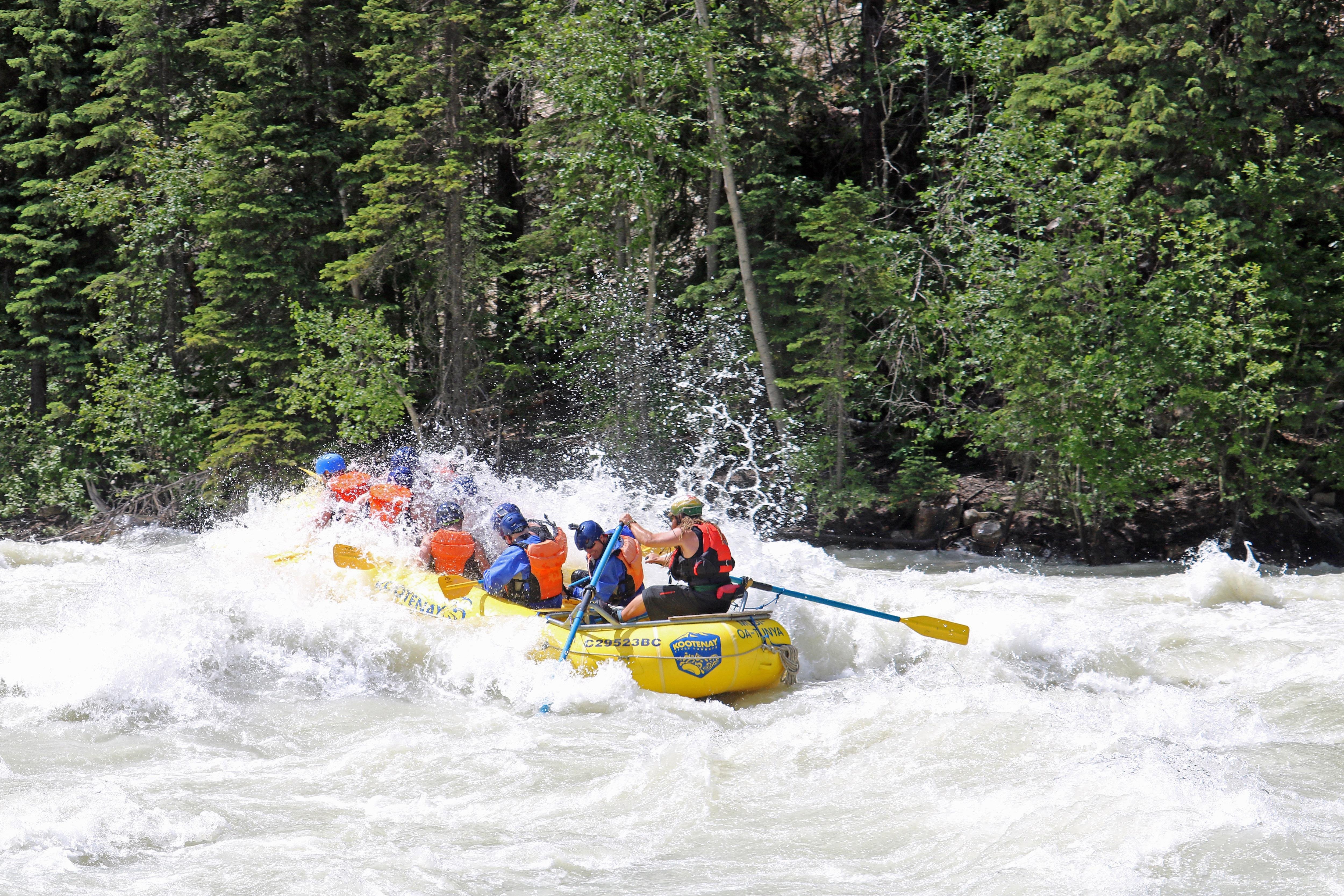 Kicking Horse River whitewater rafting adventure, Golden BC — Canadian Rockies rafting (1)