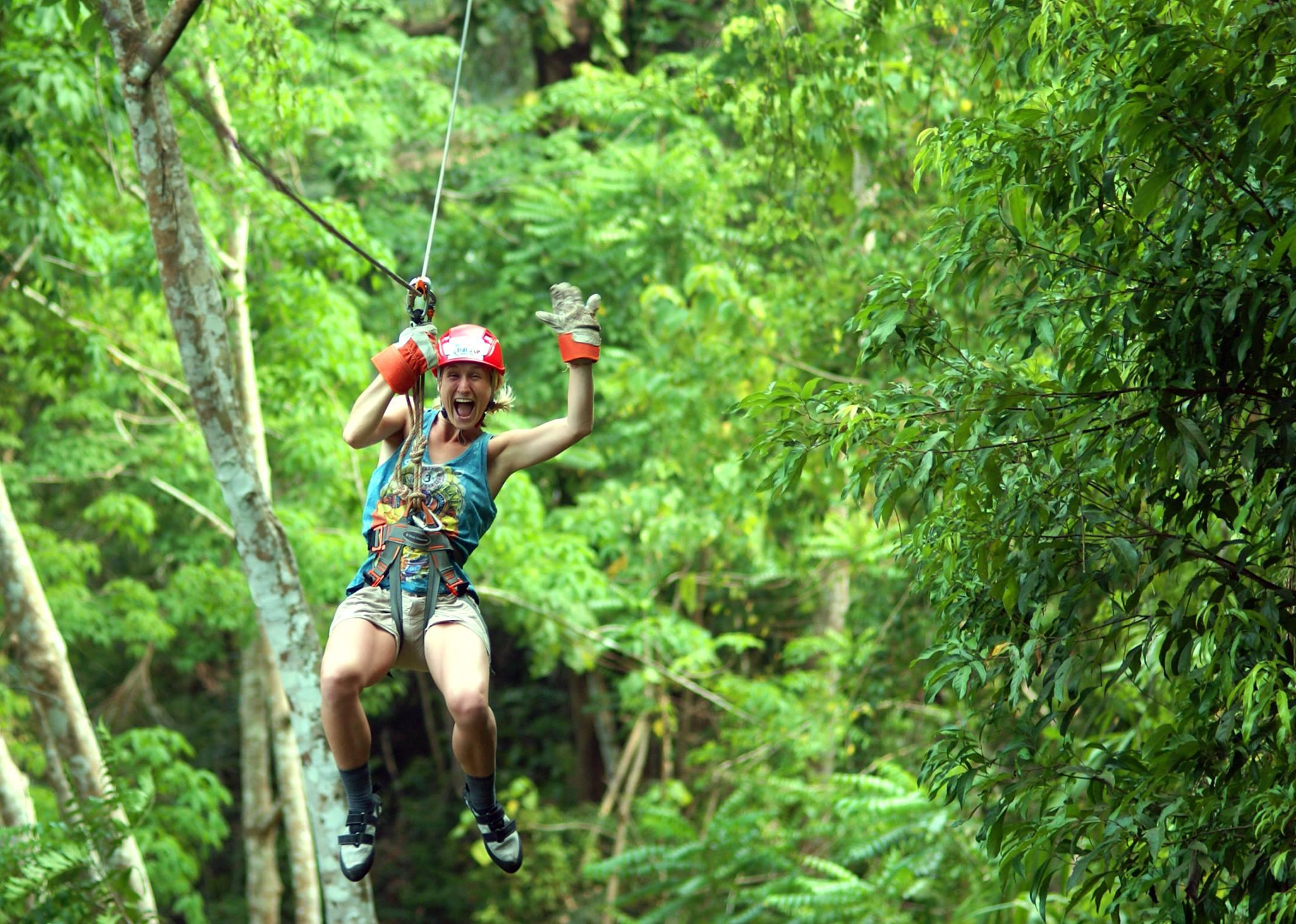 Krabi Zipline, ATV & Top Rope Climbing Adventure