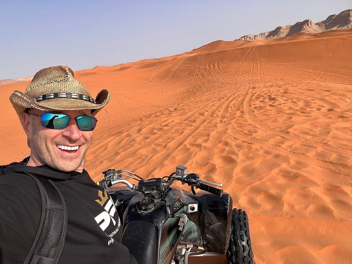 Red Sand Dunes Desert Adventure with Camel, Quad Bike & Sandboarding
