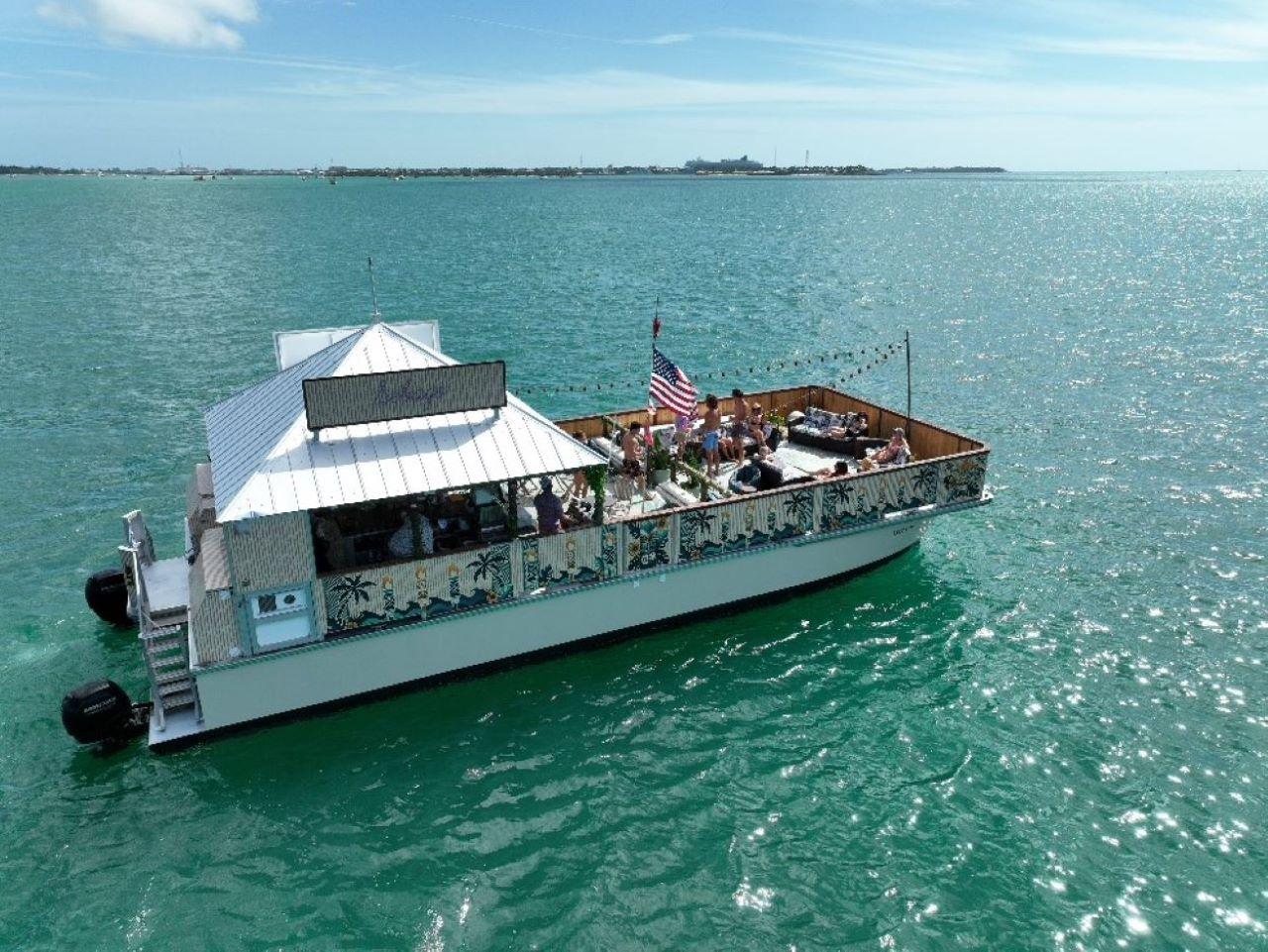 Key West Tiki Boat Sandbar Expedition