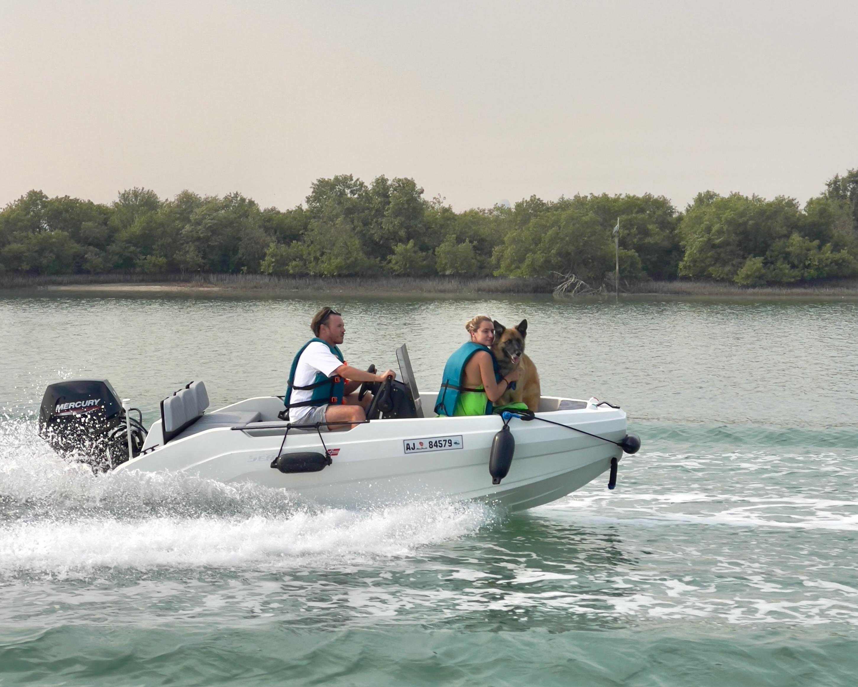 Yas Island Self-Drive Speedboat Tour with GPS Audio Guide