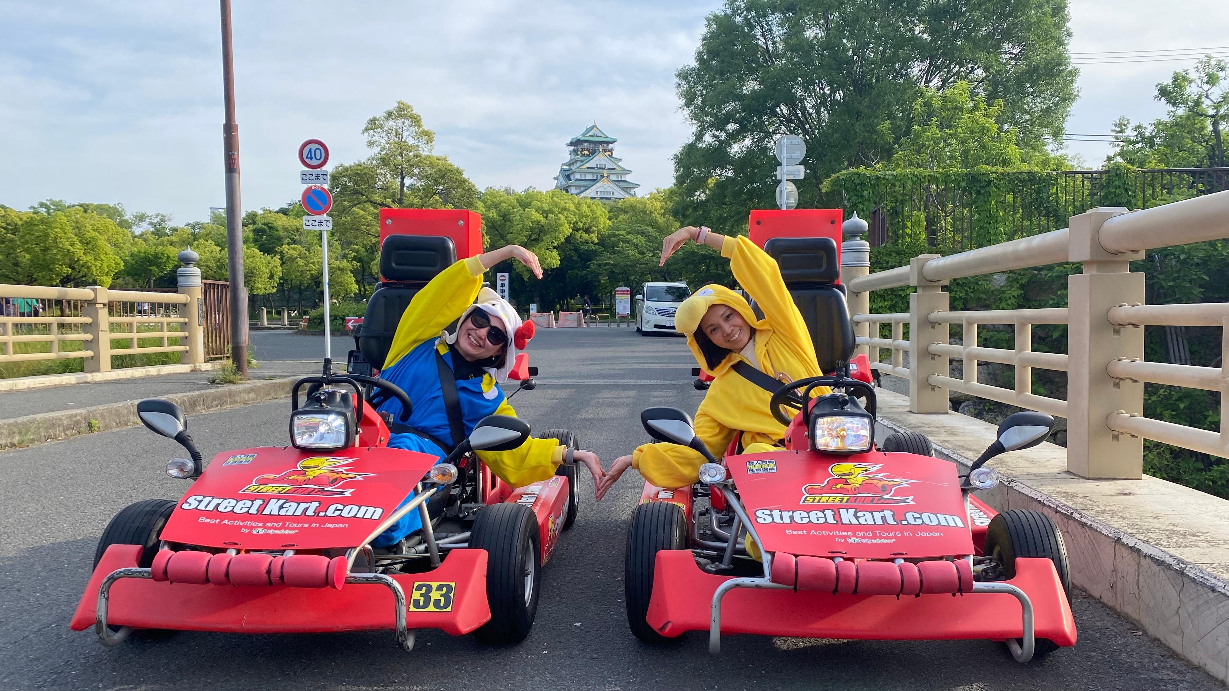 Osaka Street Go-Kart Tour with Costumes