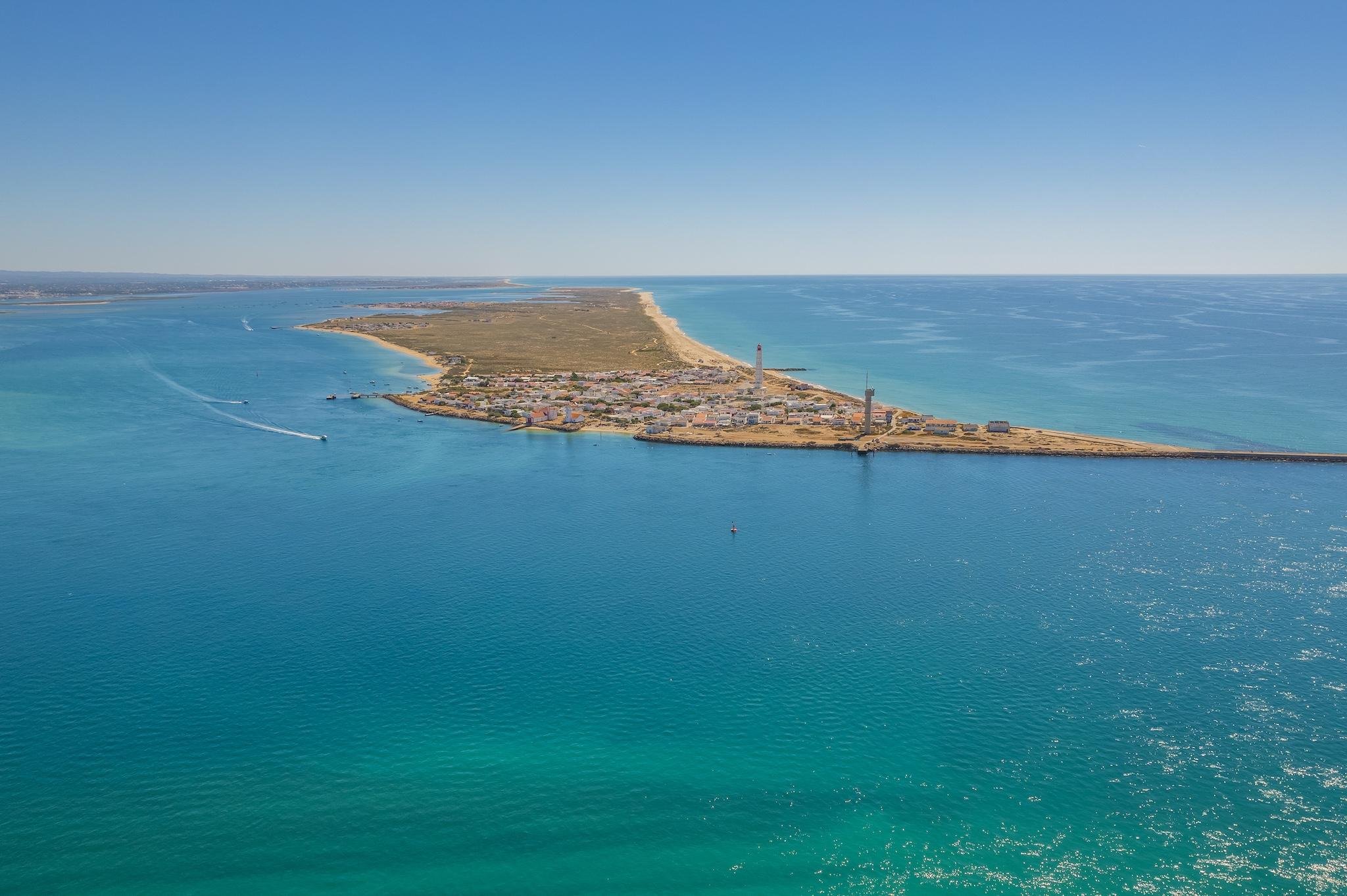 Faro: Deserta Island and Farol Island Catamaran Boat Trip