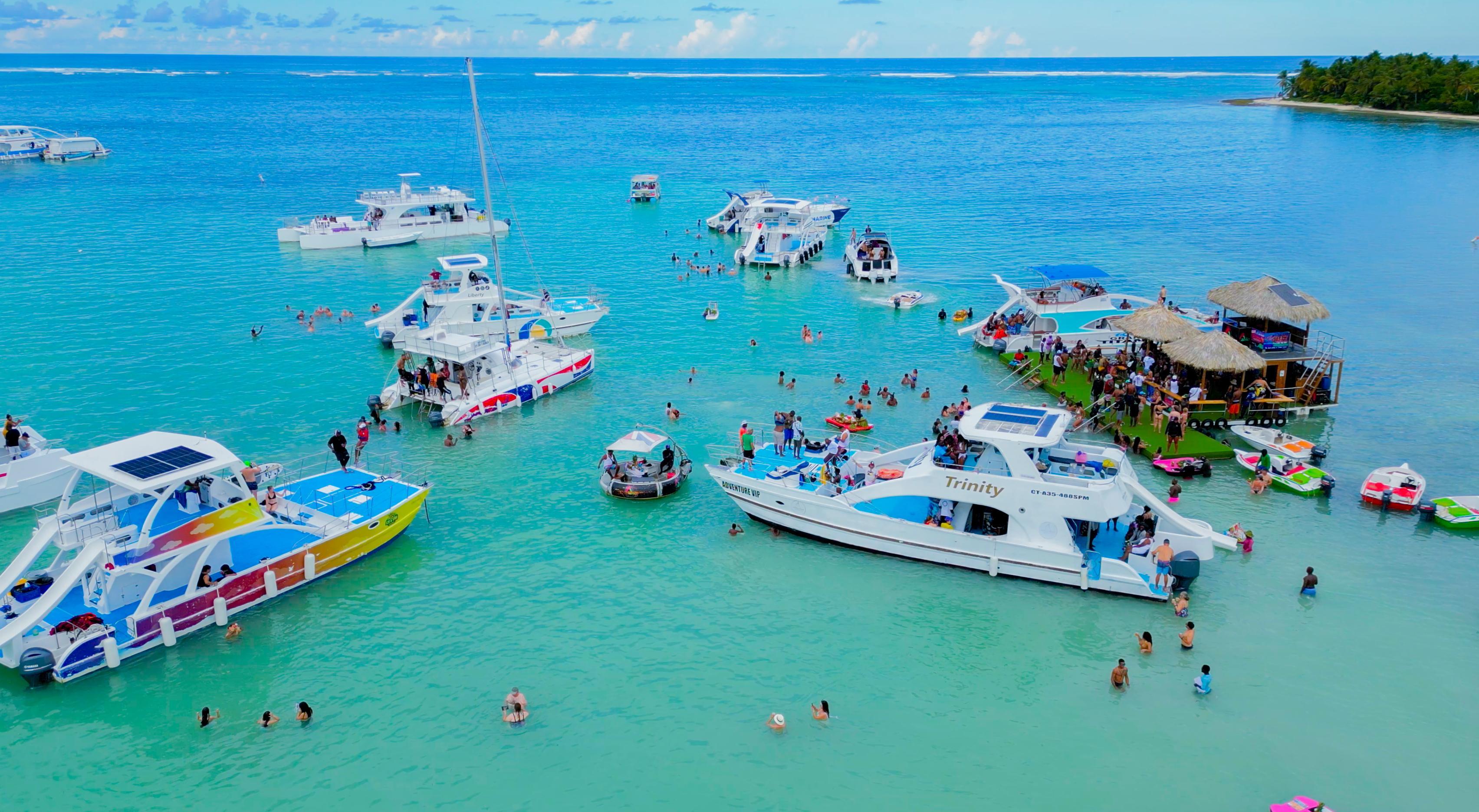 Punta Cana Catamaran Party Cruise with Snorkeling & Open Bar
