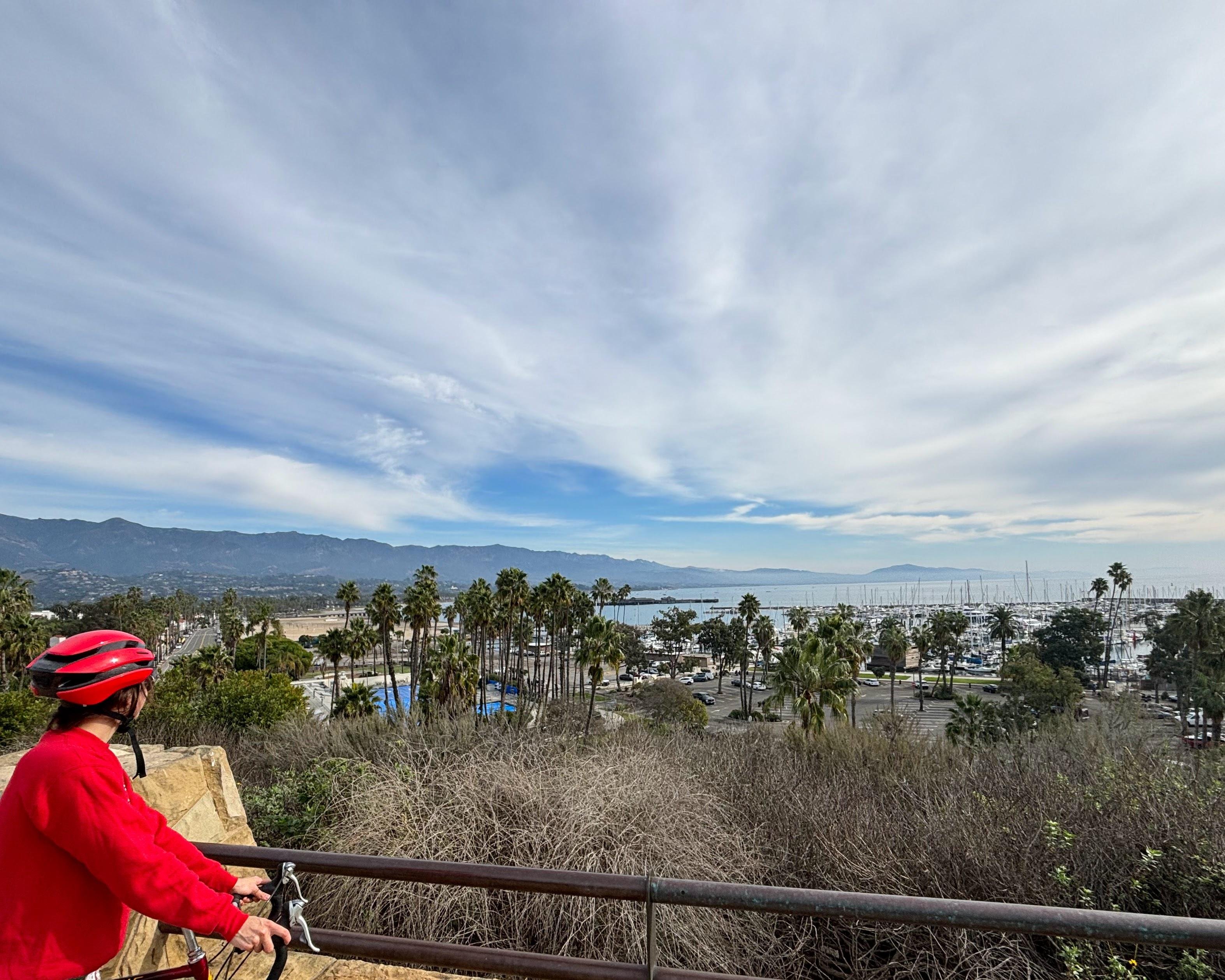 Ein geführter E-Bike-Stopp über Santa Barbara mit Blick aufs Meer