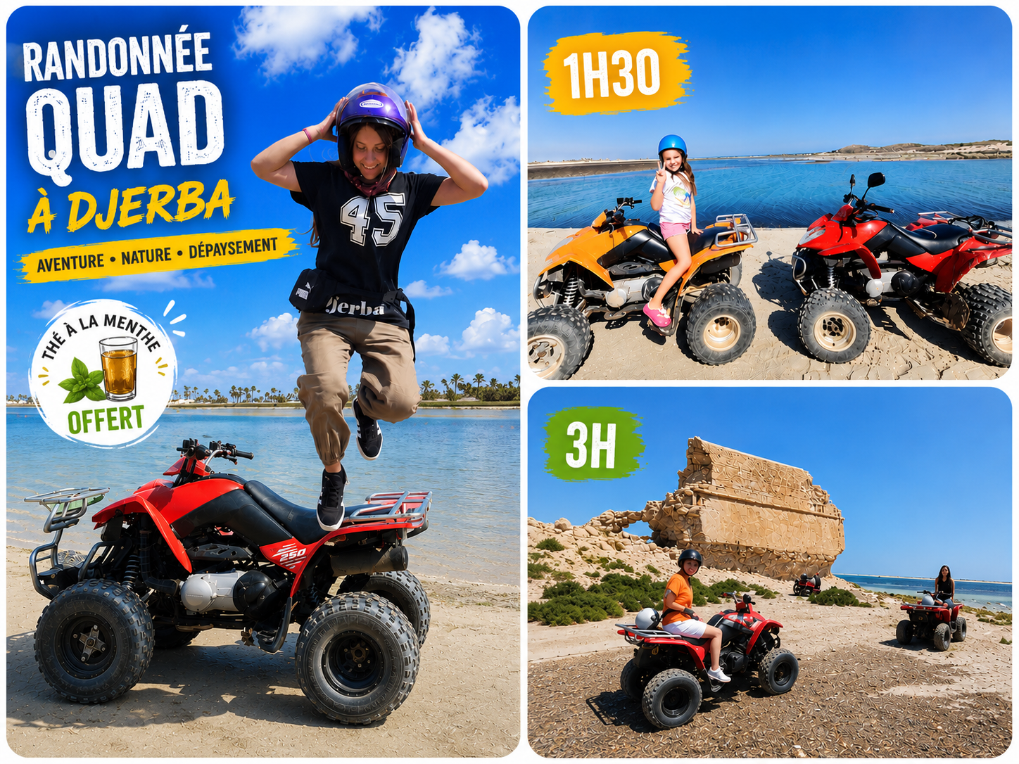 Djerba ATV Adventure: Lagoon, Fort & Countryside