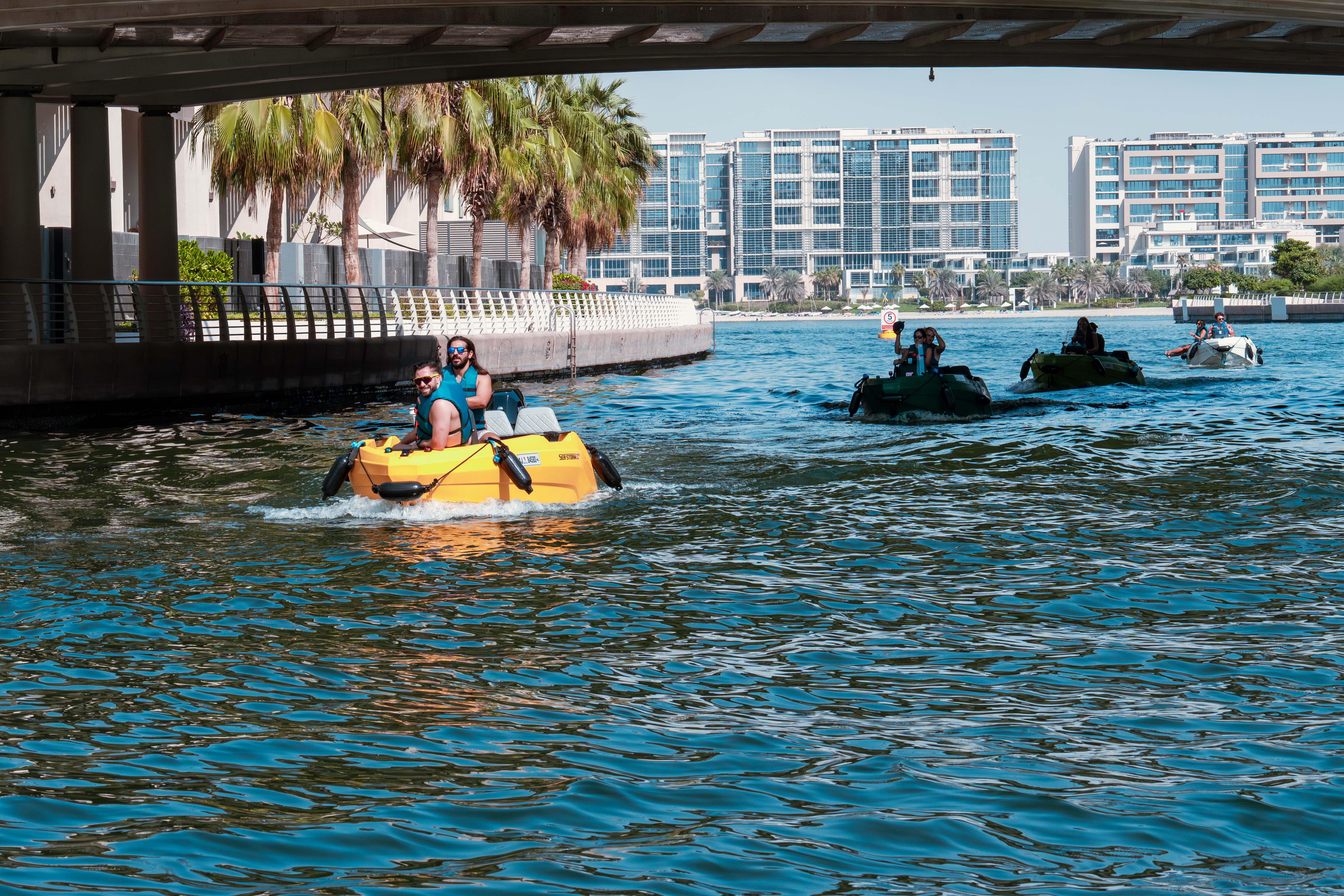 Yas Island Self-Drive Speedboat Tour with GPS Audio Guide