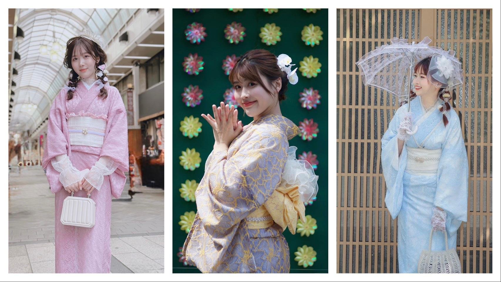 Asakusa Kimono Rental with Styling & Tea Ceremony