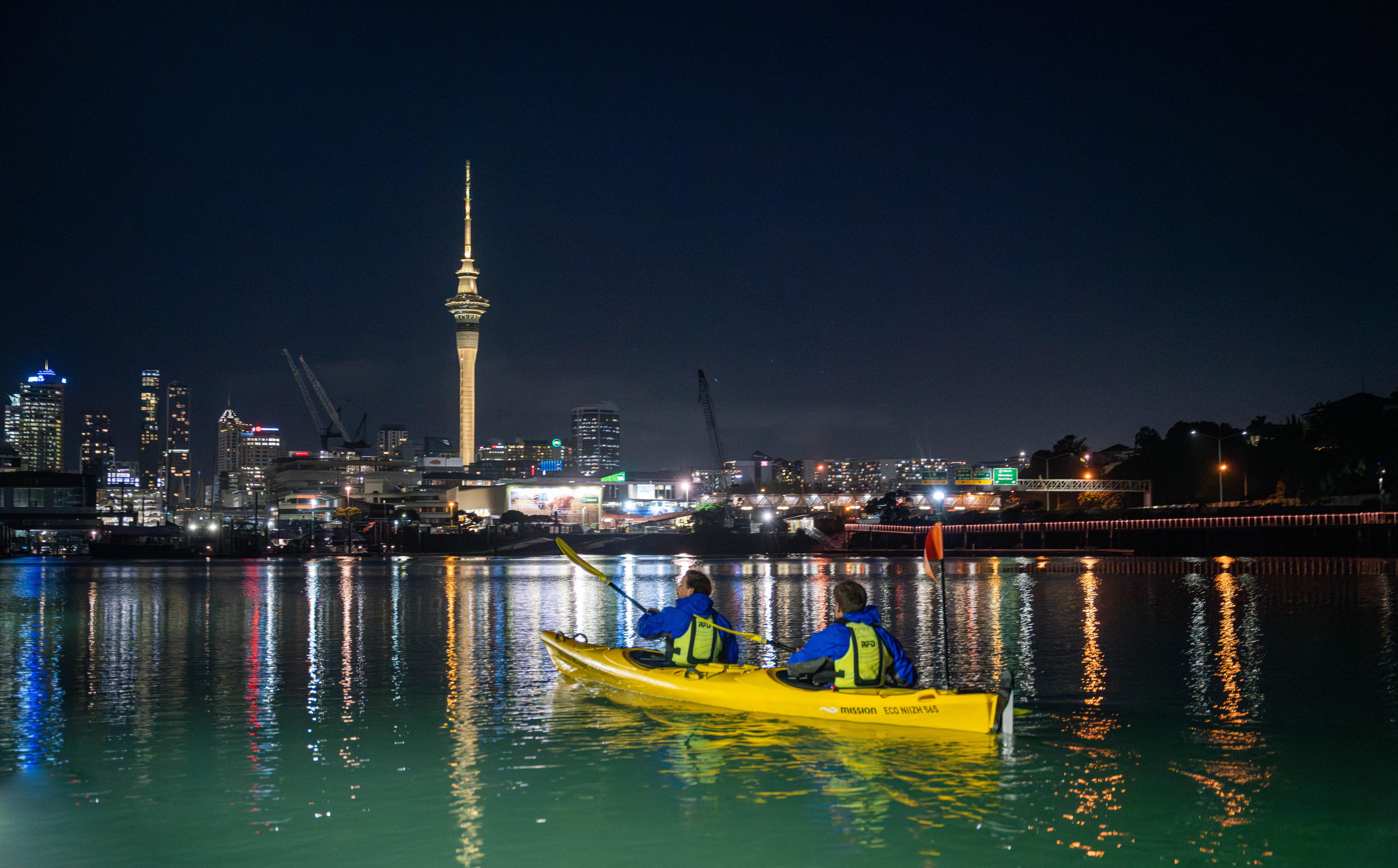 Auckland City Lights Night Kayak Tour