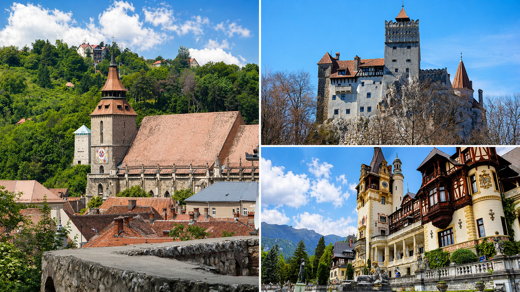 Private Transylvania Day Tour: Peleș, Bran & Brașov from Bucharest