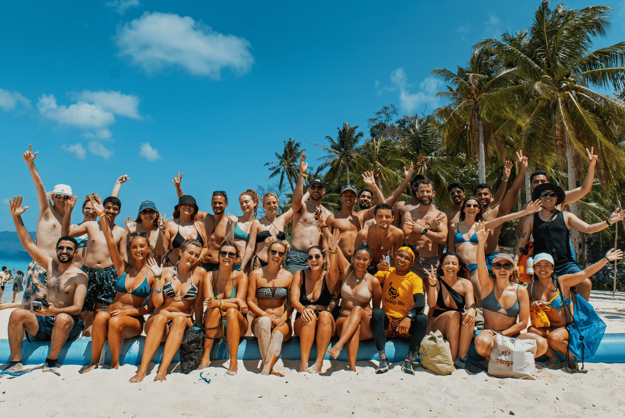 El Nido Social Island Hopping Adventure with Rooftop Pool Party