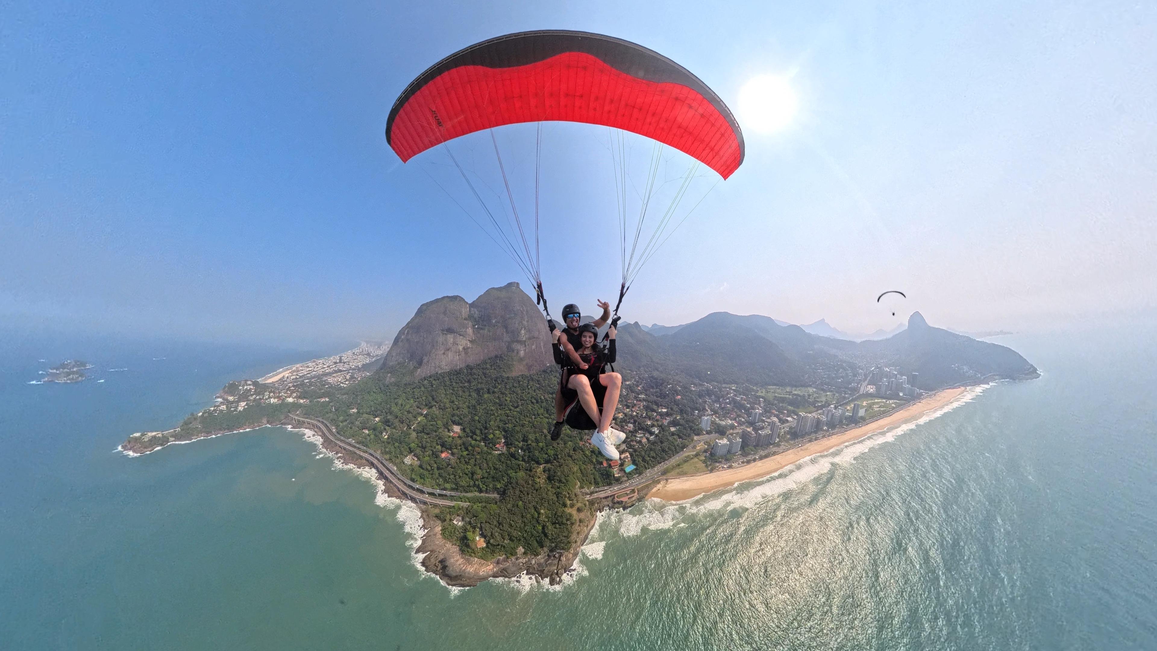 Paragliding Tandem Flight over Rio de Janeiro