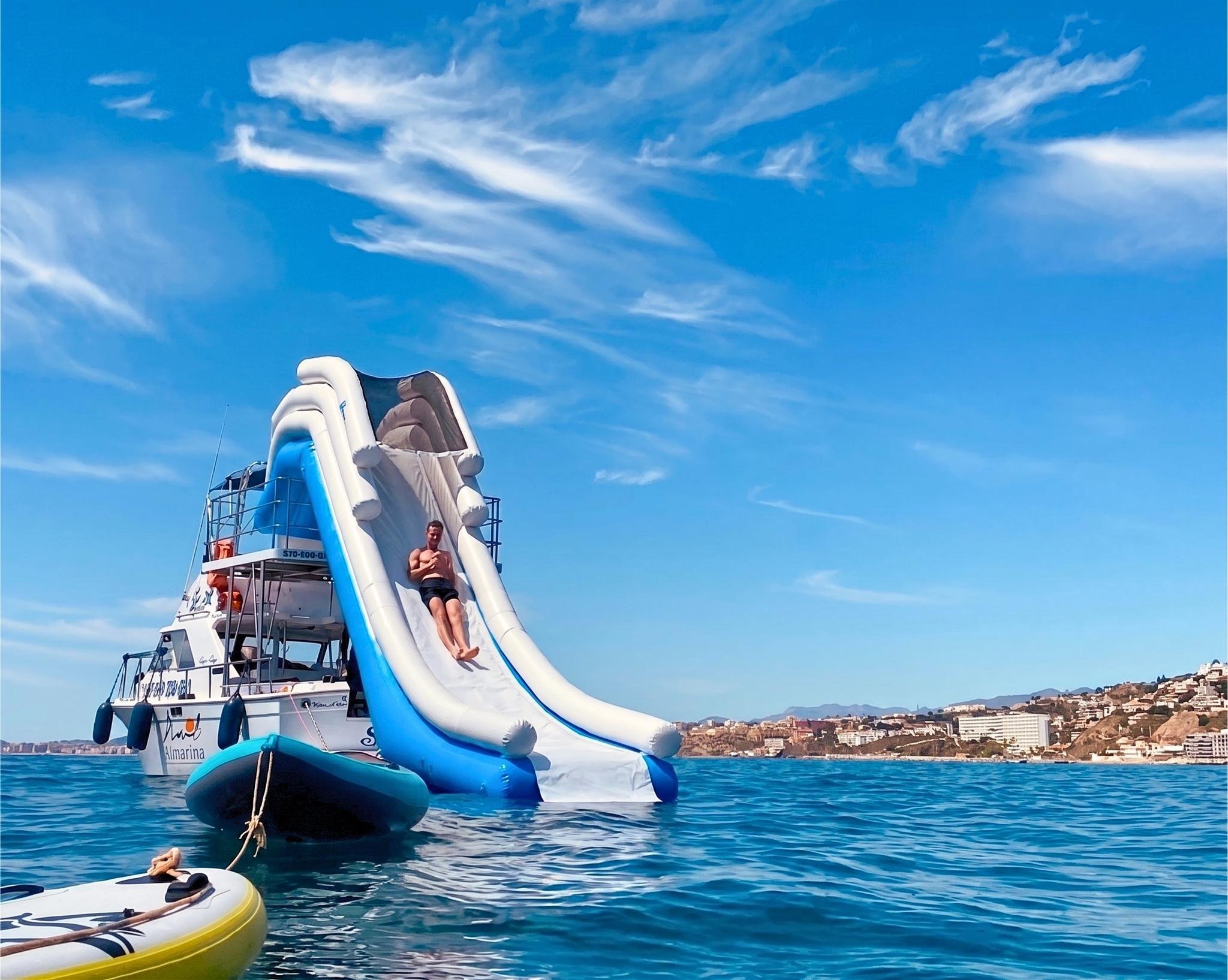 Benalmádena Dolphin Watching Boat Trip with Slide & Snorkel