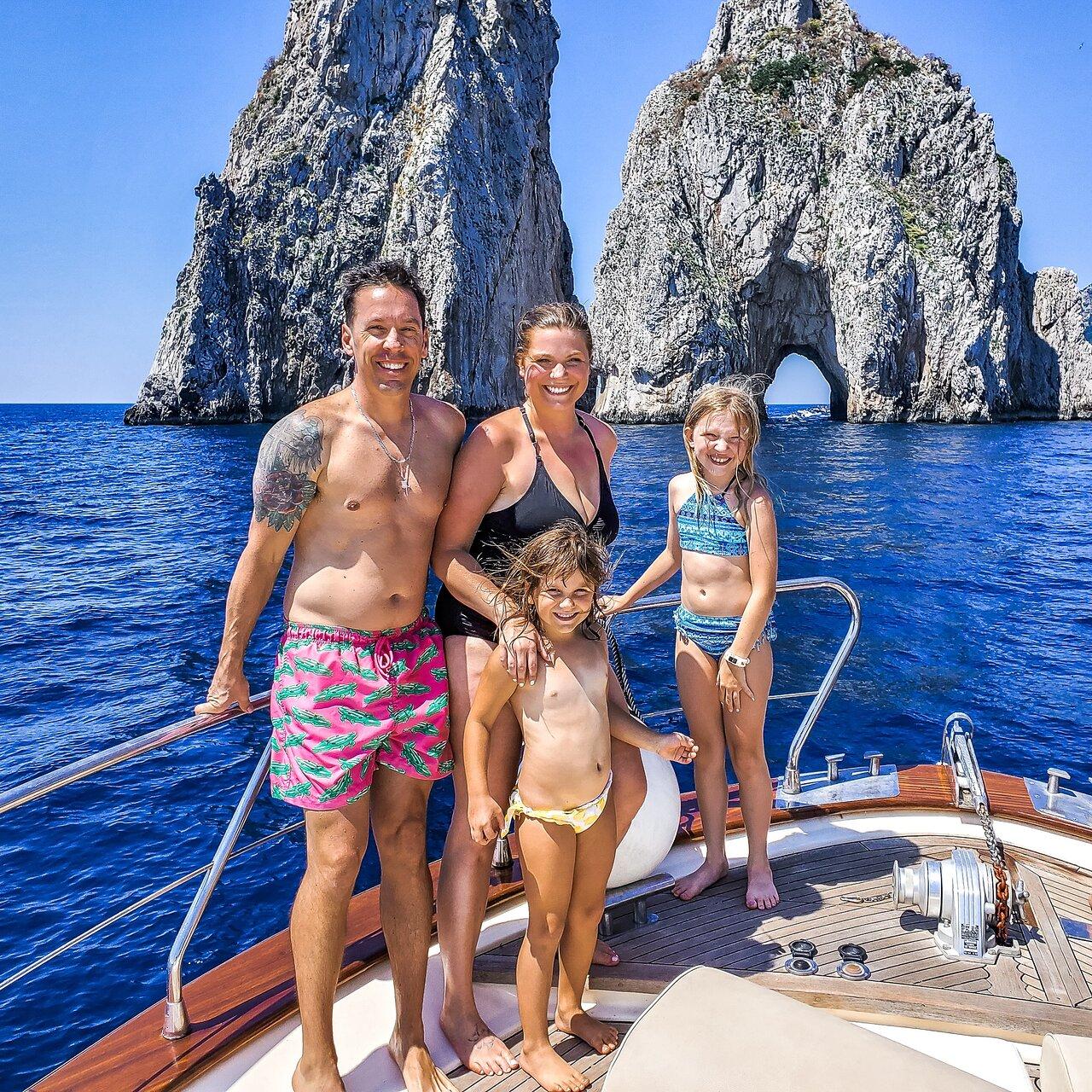 Sorrento to Capri Boat Cruise with Swim Stops & Island Free Time
