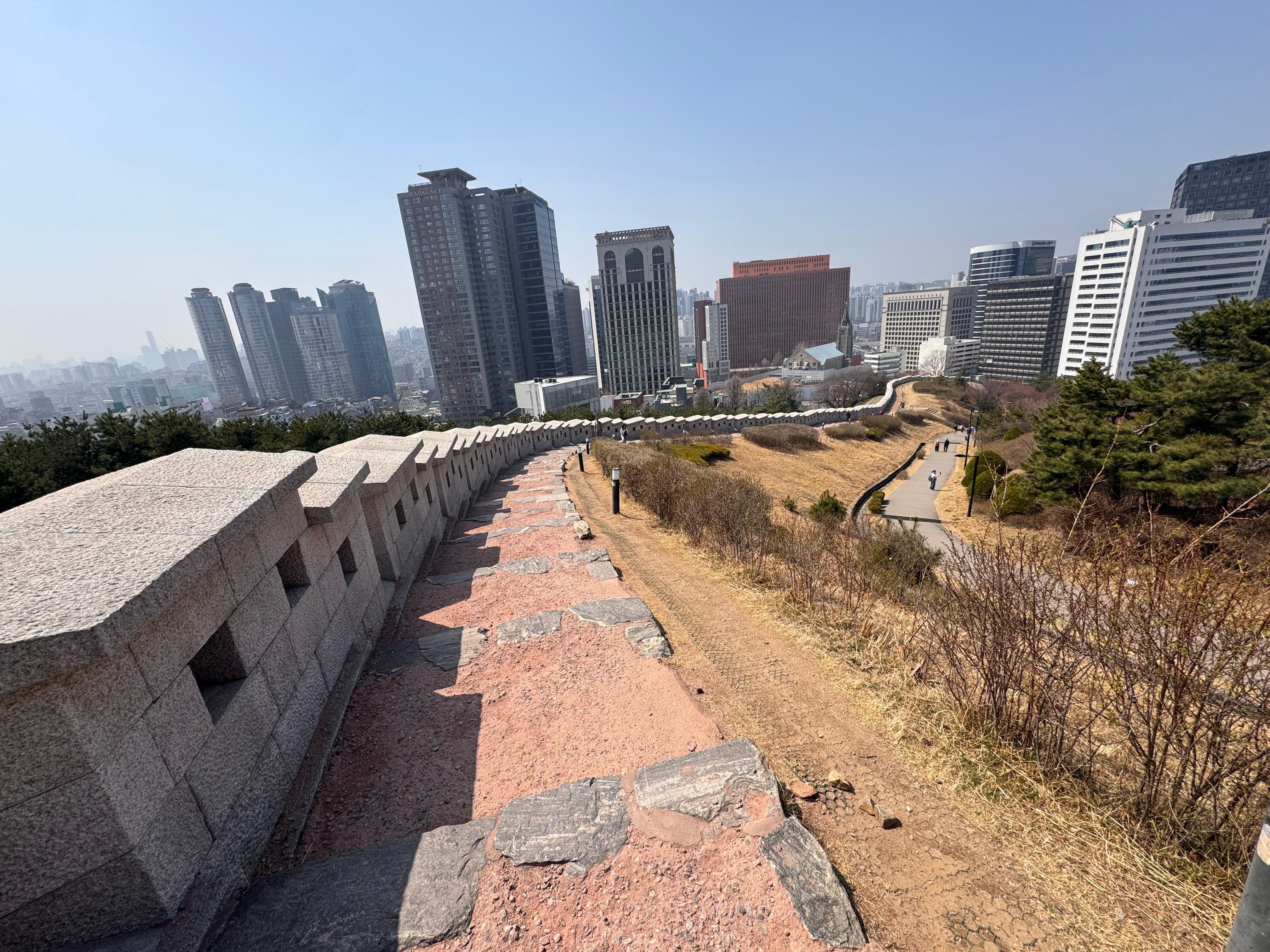 Namsan Mountain City Wall Hike & Namdaemun Noodle Lunch