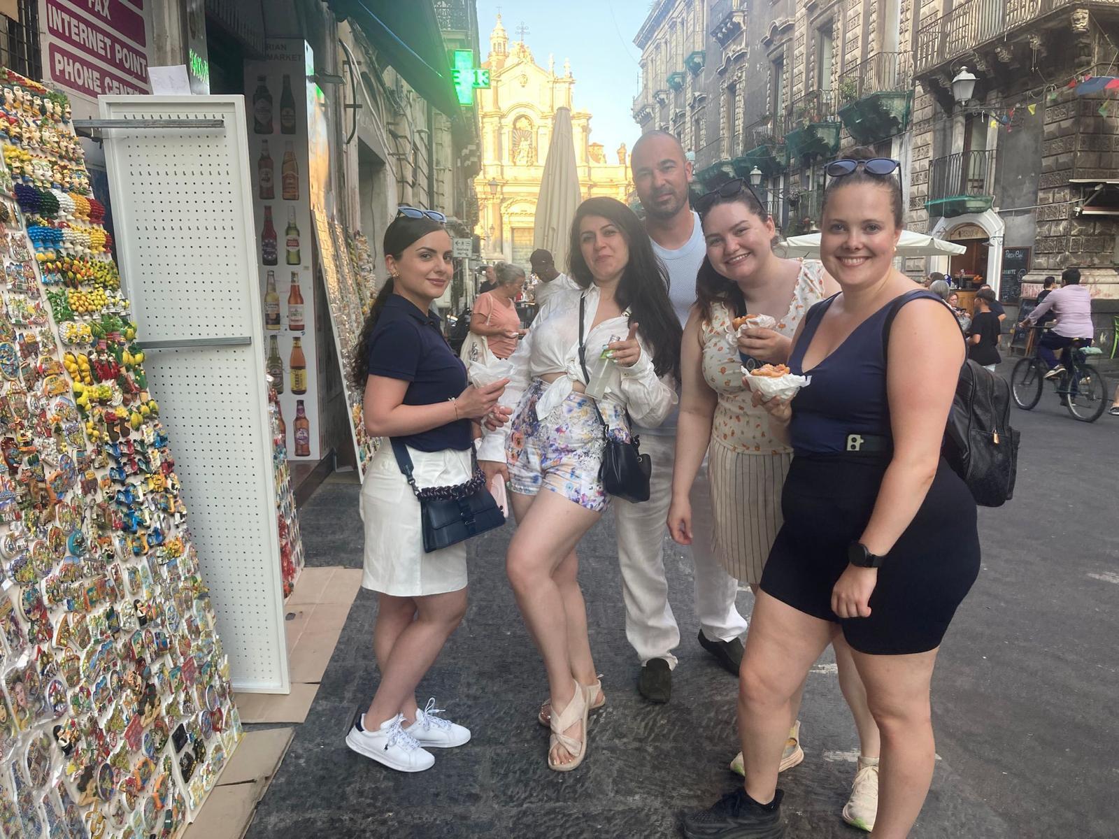 street food tour in Catania — Catania Street Food Tour: Fish Market & City Centre