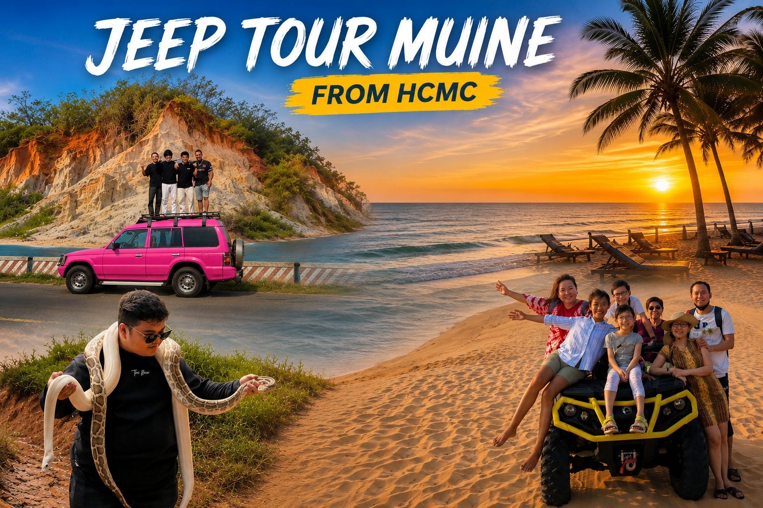 Mui Ne Sand Dunes Jeep Adventure from Ho Chi Minh City