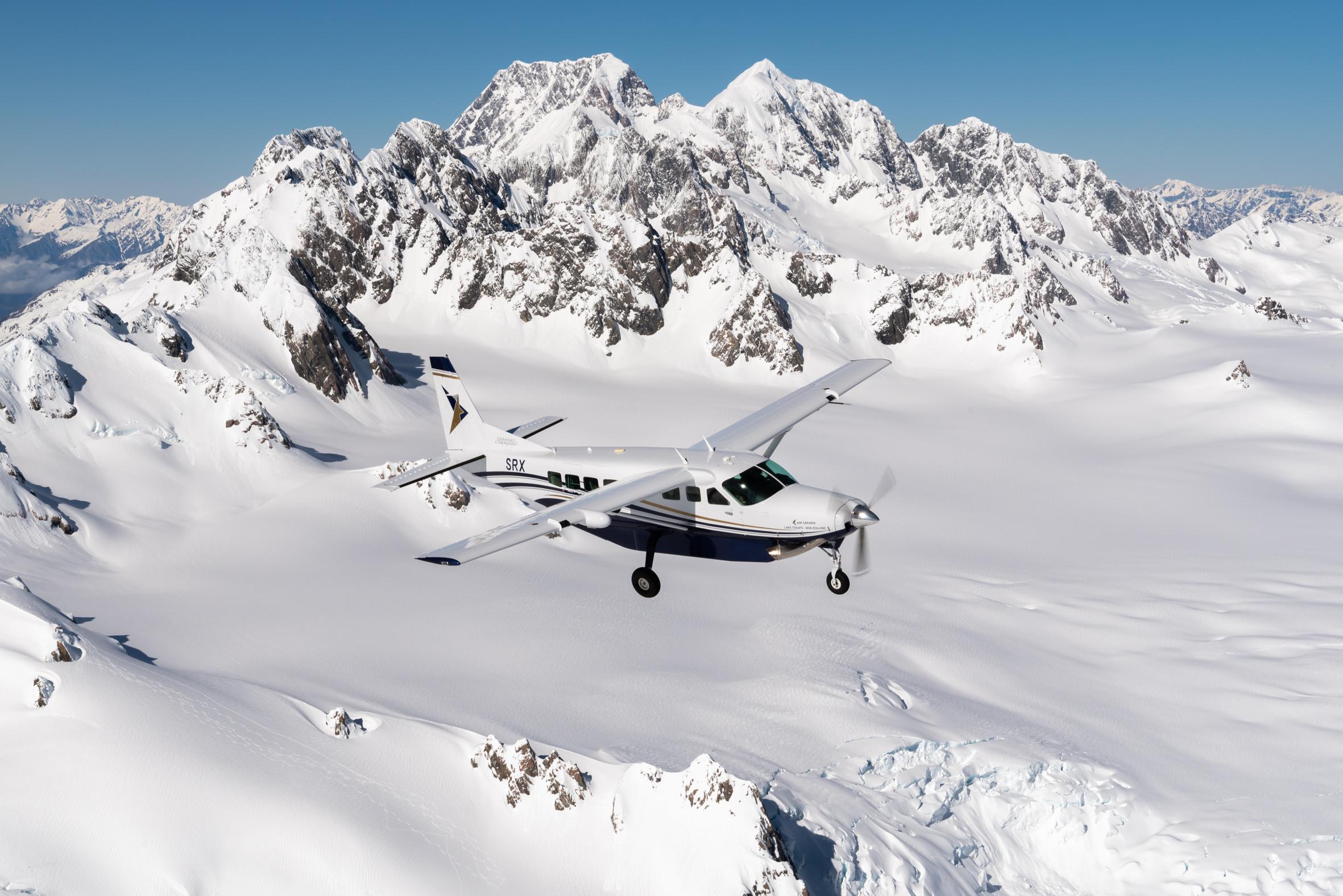 Mount Cook and West Coast Glaciers Scenic Flight