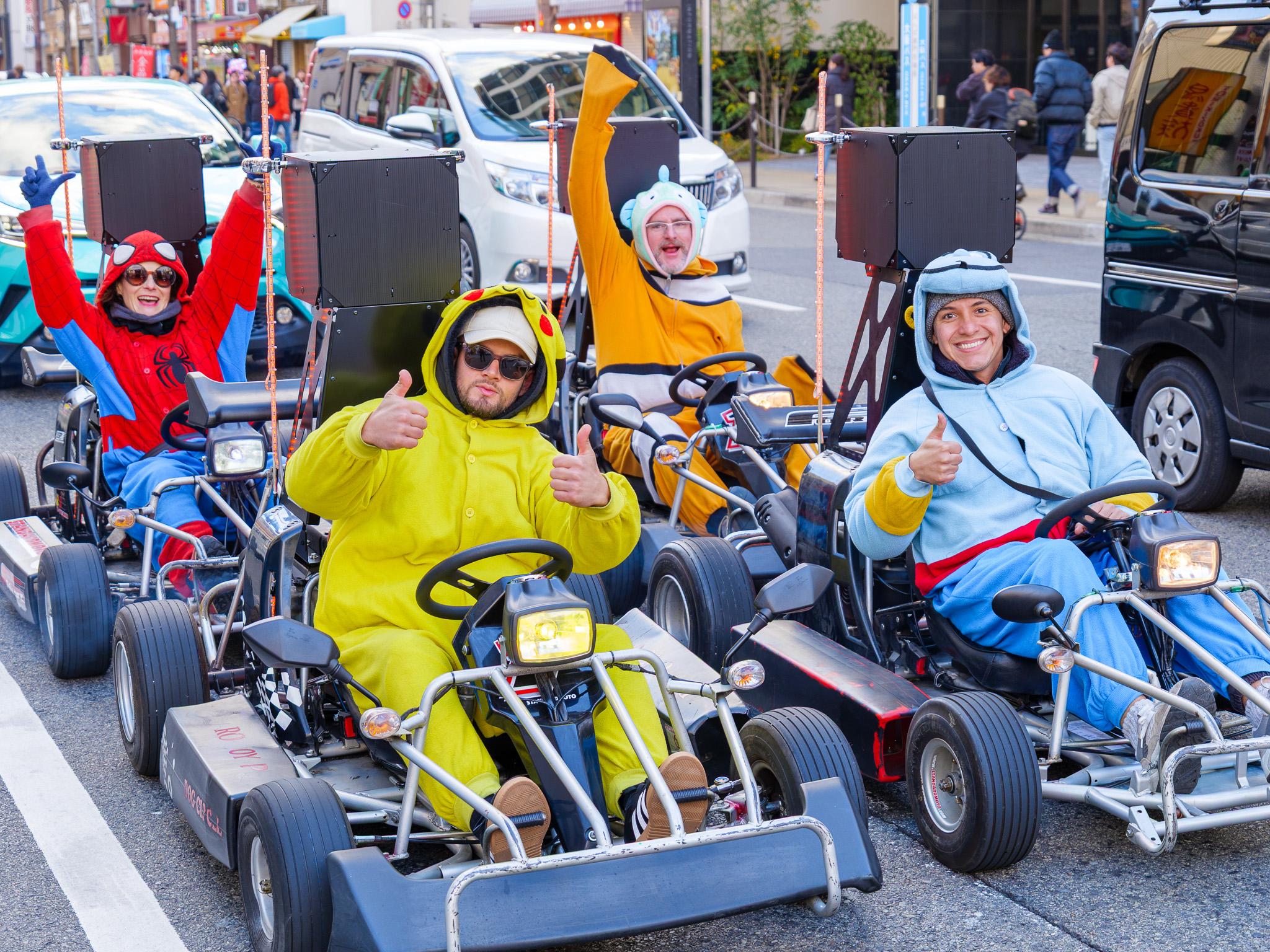 Osaka Street Go-Karting Tour with Costumes