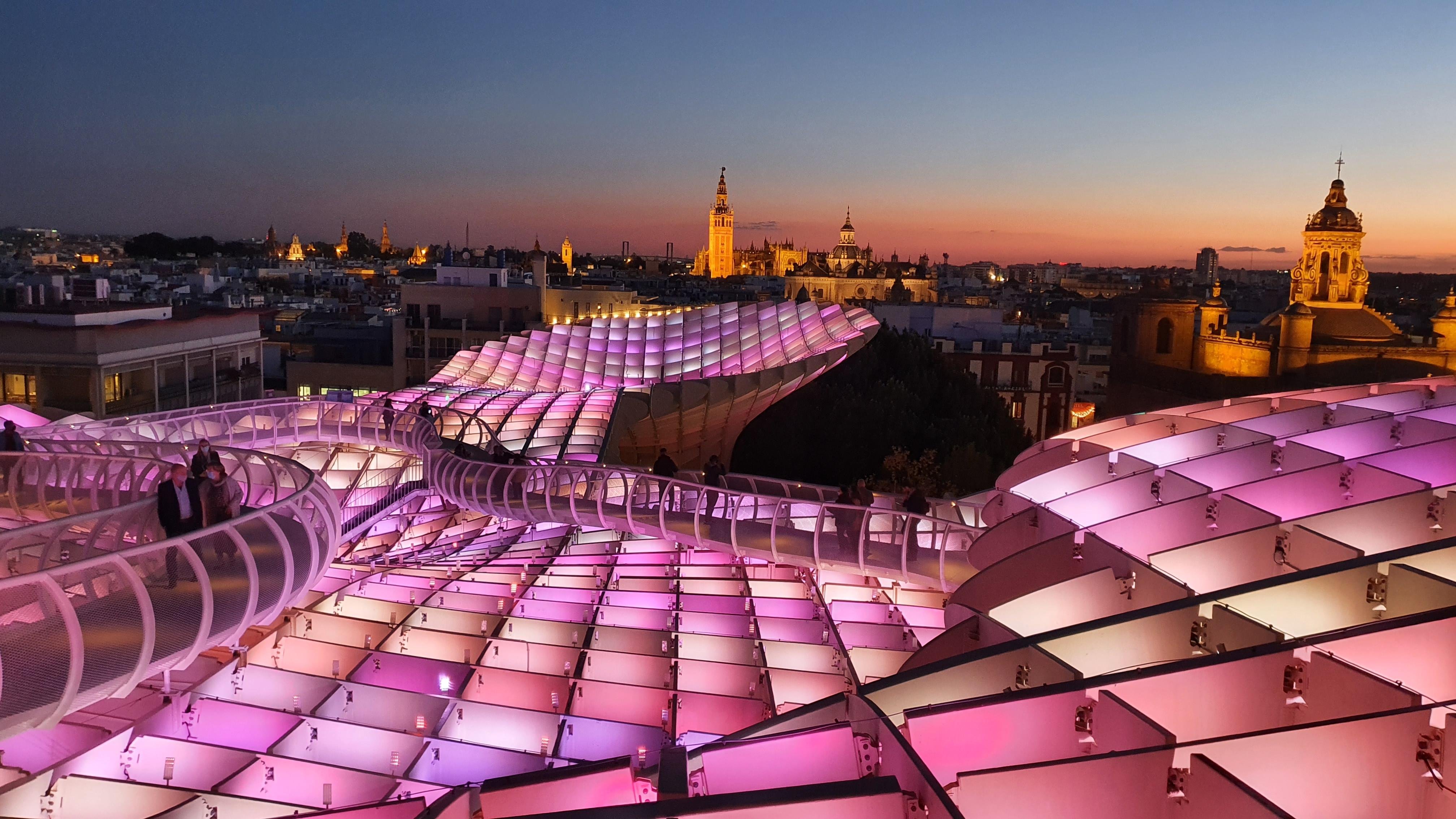 Setas de Sevilla: Entry Ticket to Viewpoint & Aurora Show