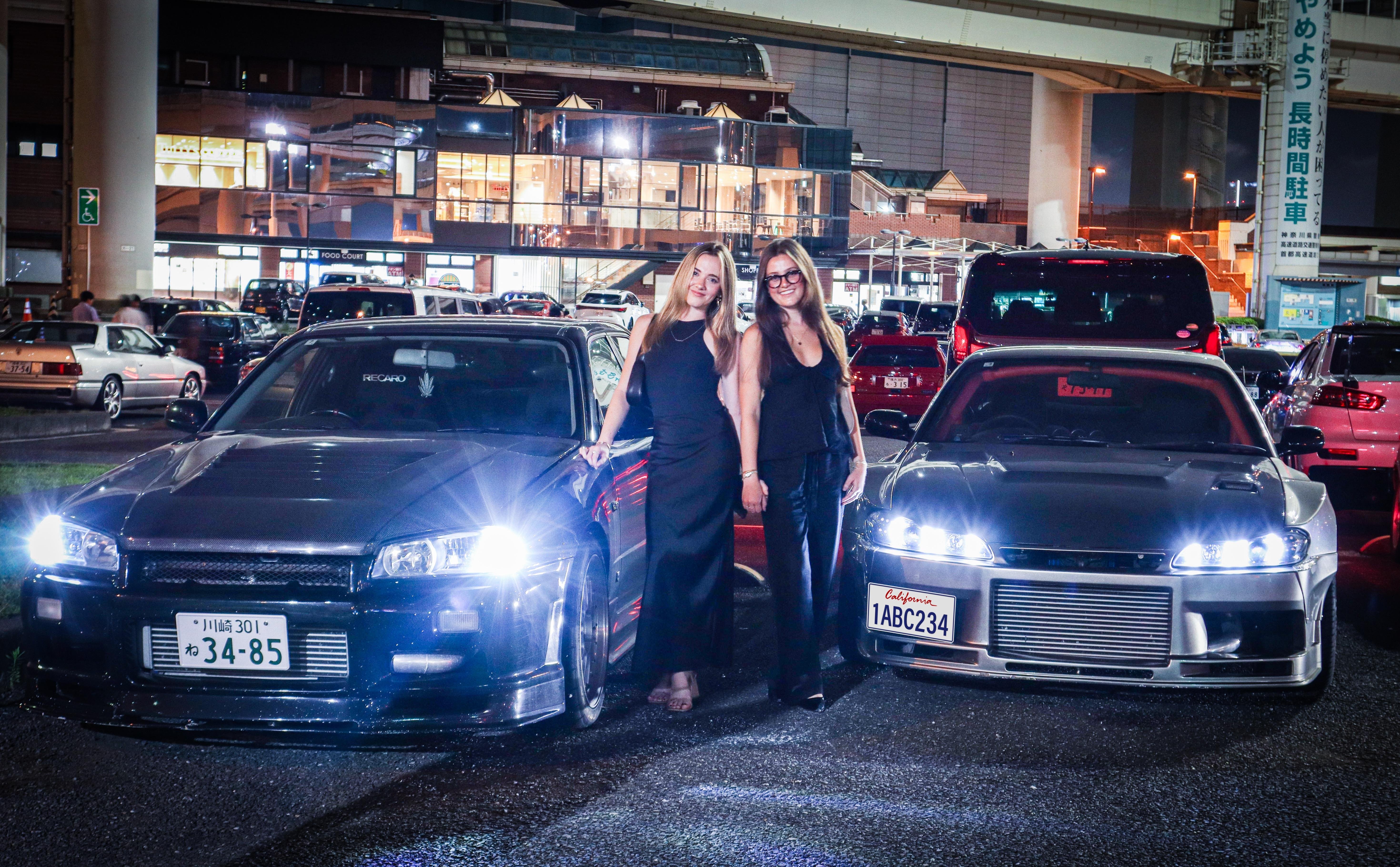 Daikoku Tokyo drift carmeet ride R34,Supra,GTR,Silvia,JDM - JDM Tokyo tour car and night drive