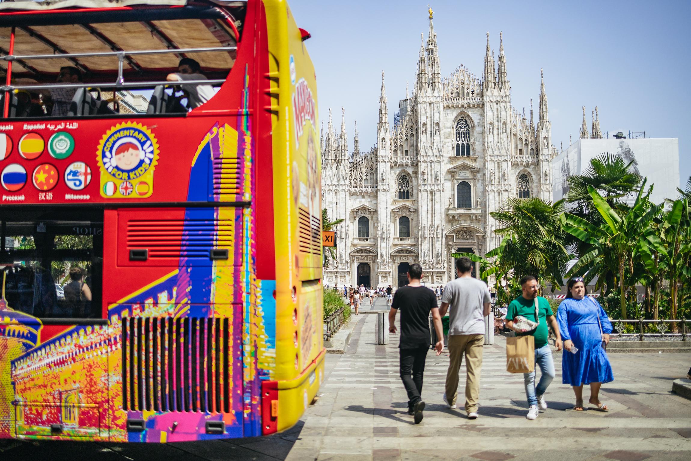 Milan Hop-On Hop-Off Open-Top Bus Tour