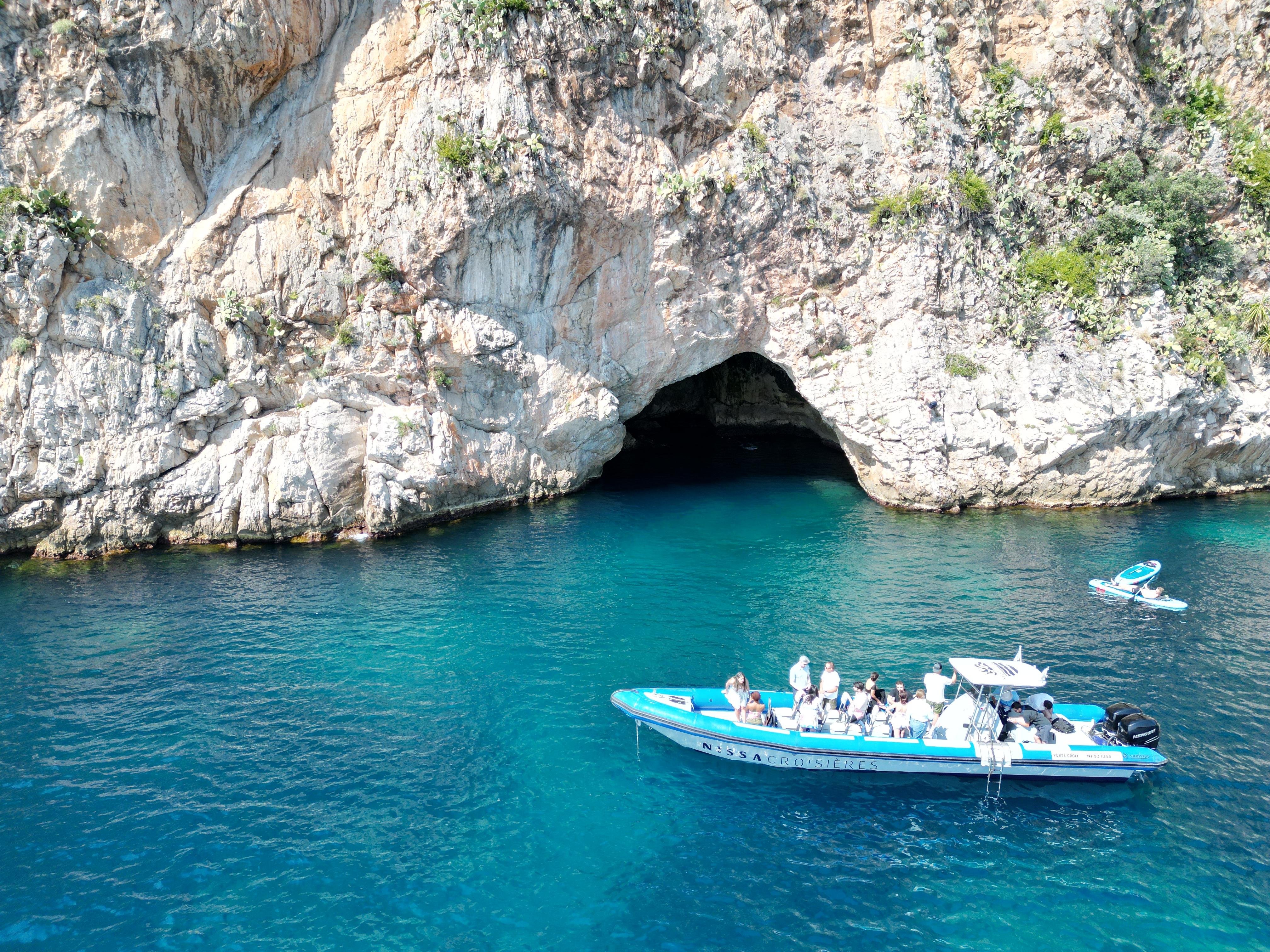 Nice: Hidden Coves Boat Tour to Mala Cave with Snorkeling