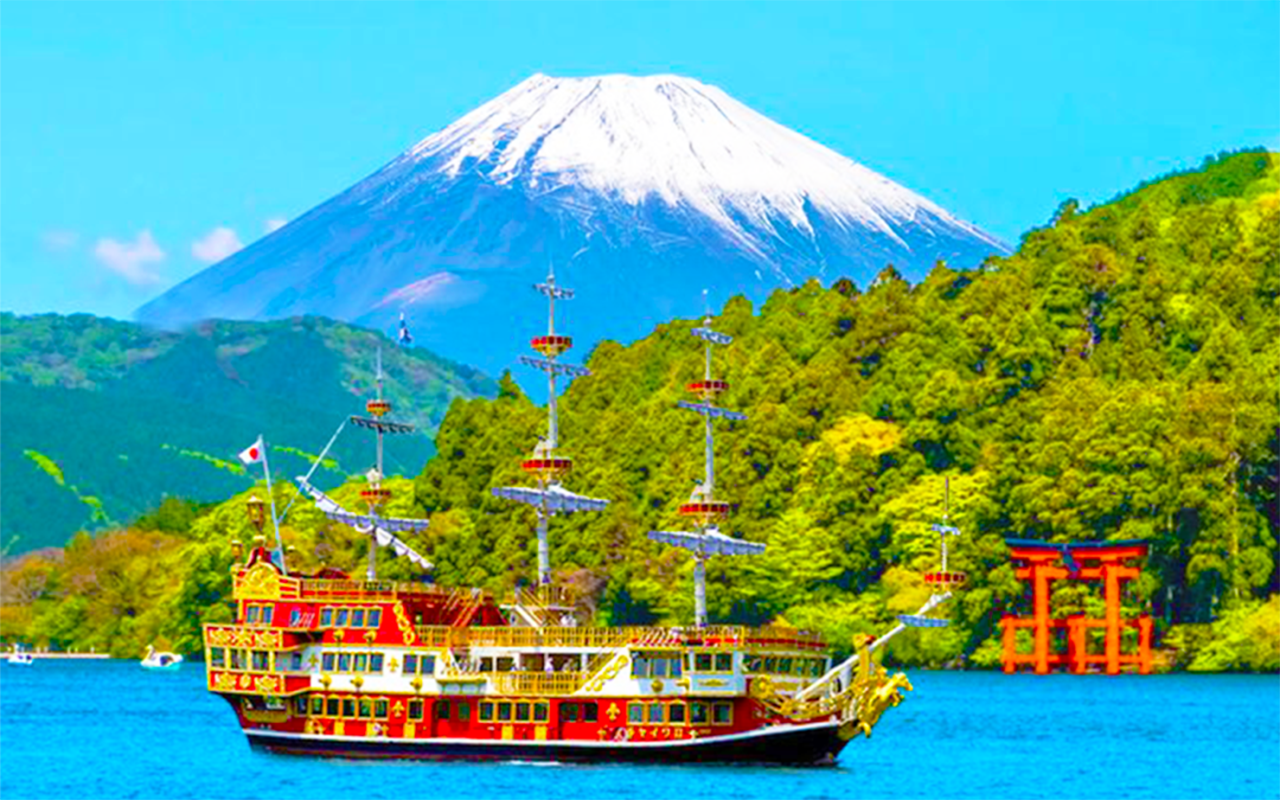 Tokyo: Mt. Fuji Cruise & Hakone Ropeway Day Trip by Bus