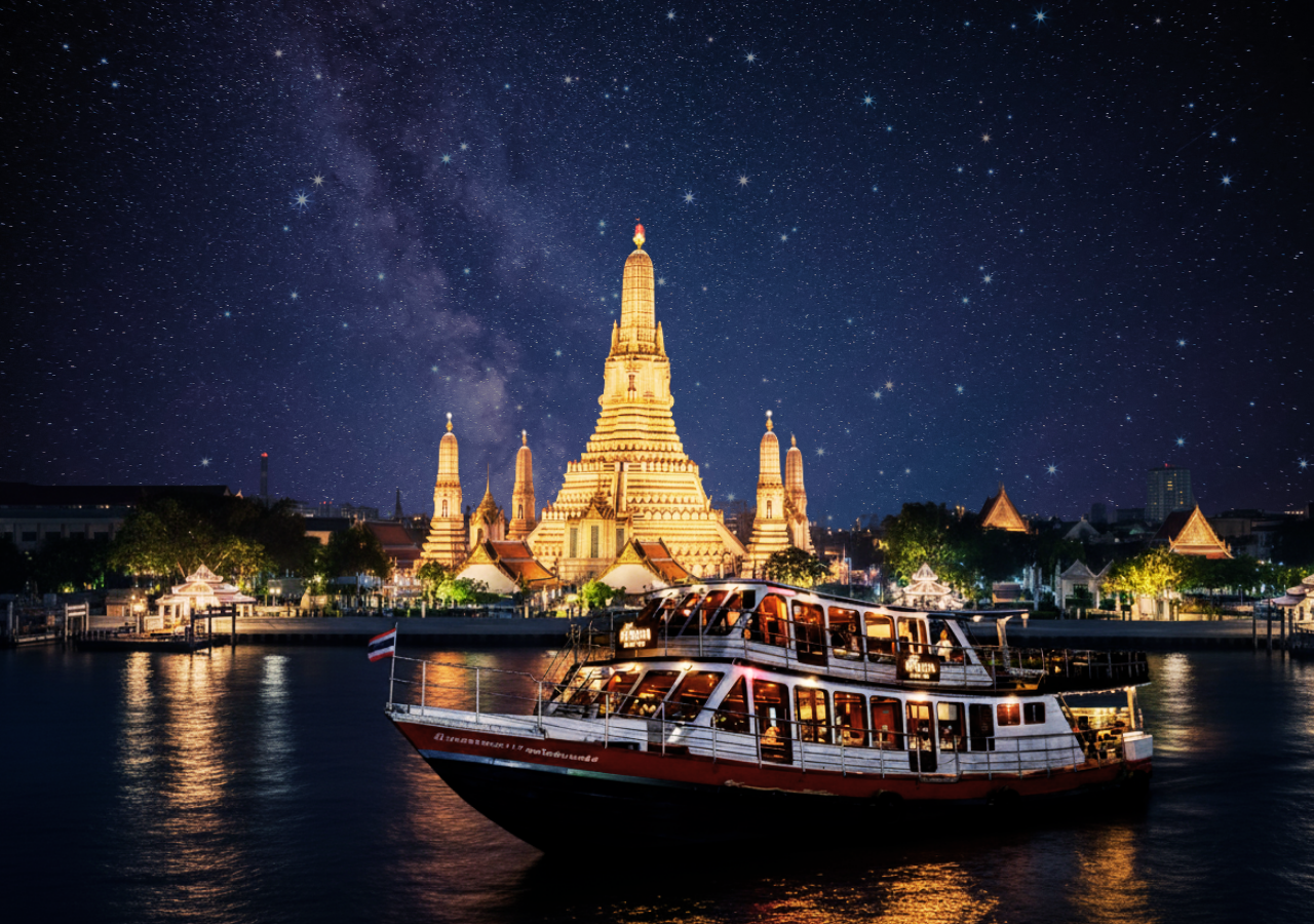 Chao Phraya Horizon Yacht Evening Dinner Cruise