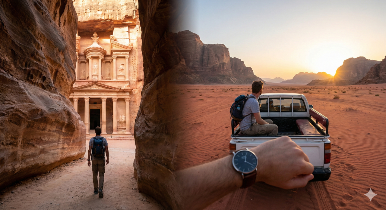 Petra & Wadi Rum: One-Day Private or Group Journey
