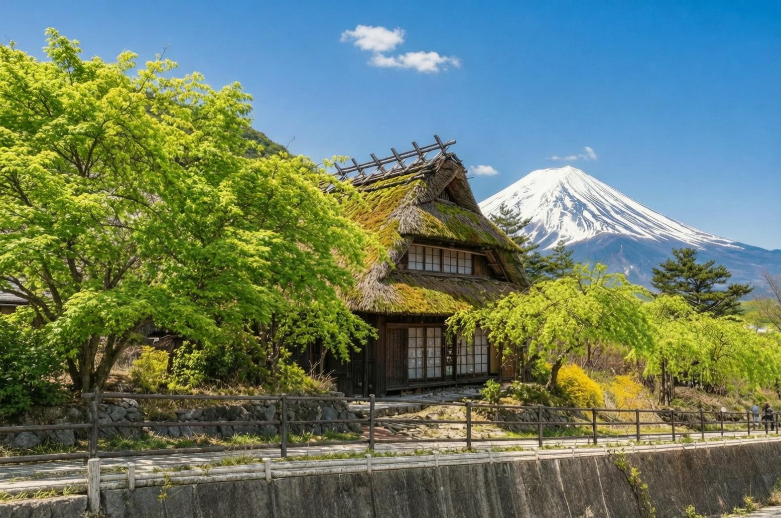 Mt. Fuji Day Tour: Lake Kawaguchi, Oshino Hakkai & Chureito Pagoda from Tokyo