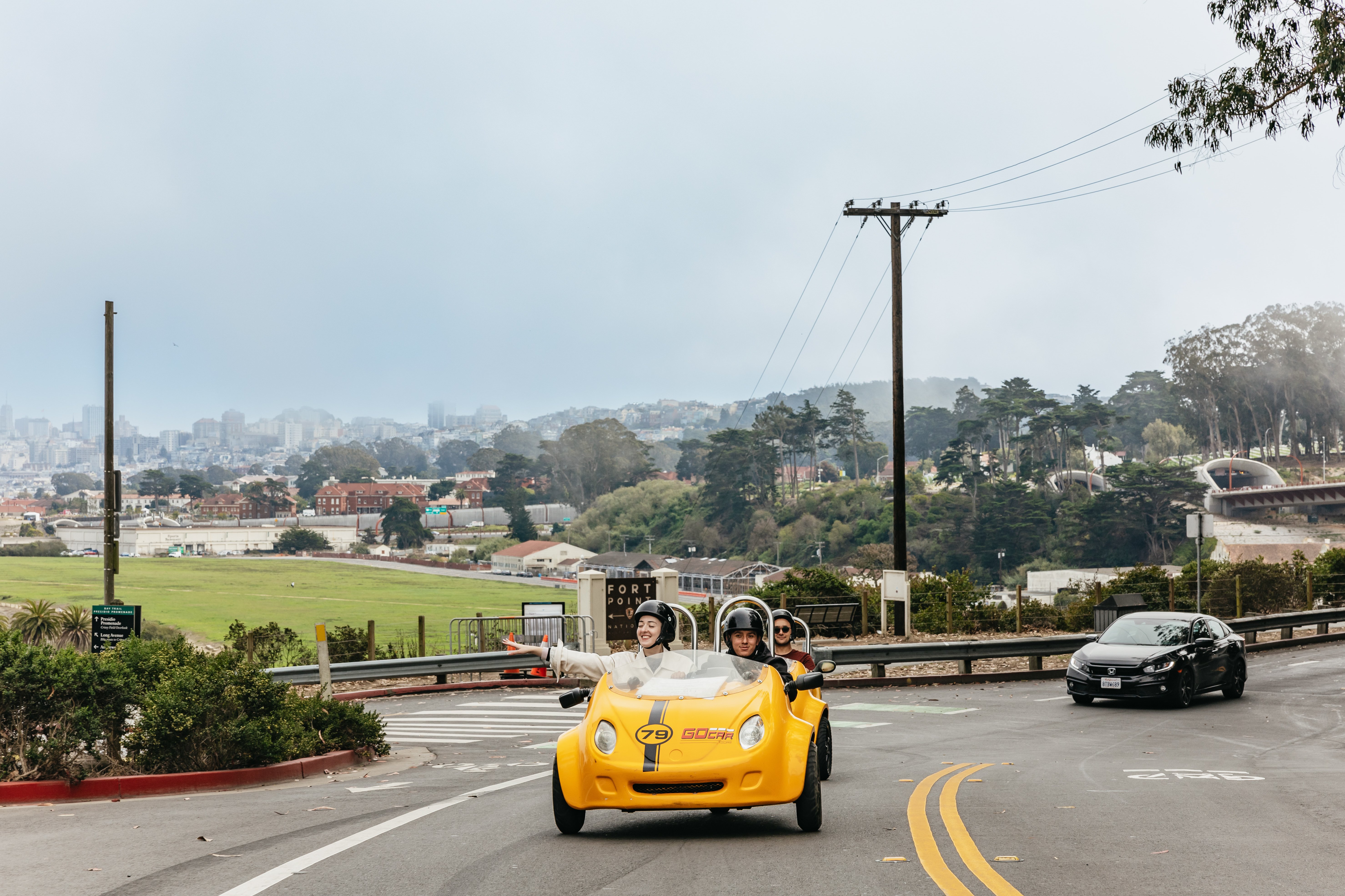 Aventure en GoCar : Golden Gate et Lombard Street à San Francisco