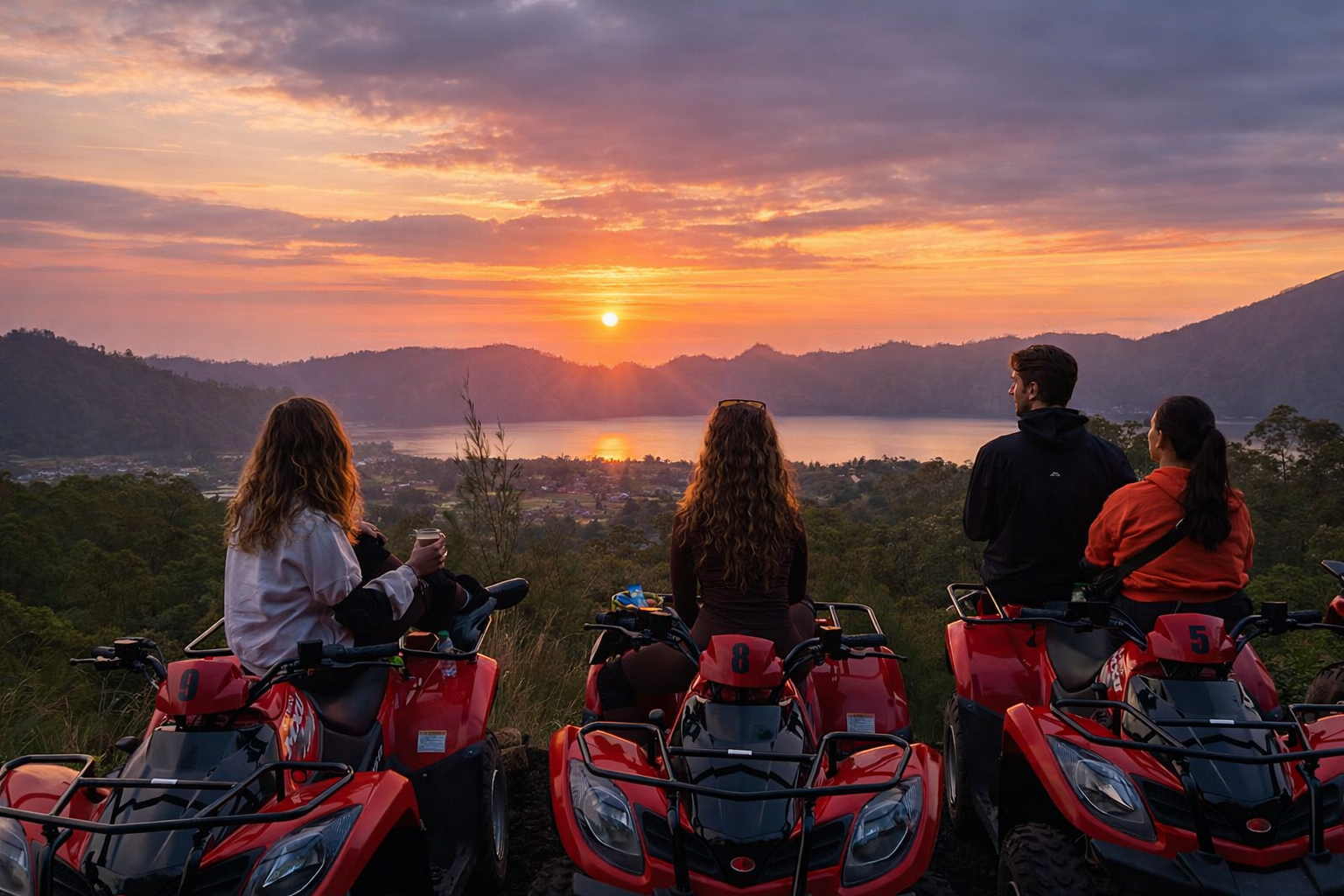 Mount Batur ATV Sunrise, Breakfast & Hot Spring Adventure
