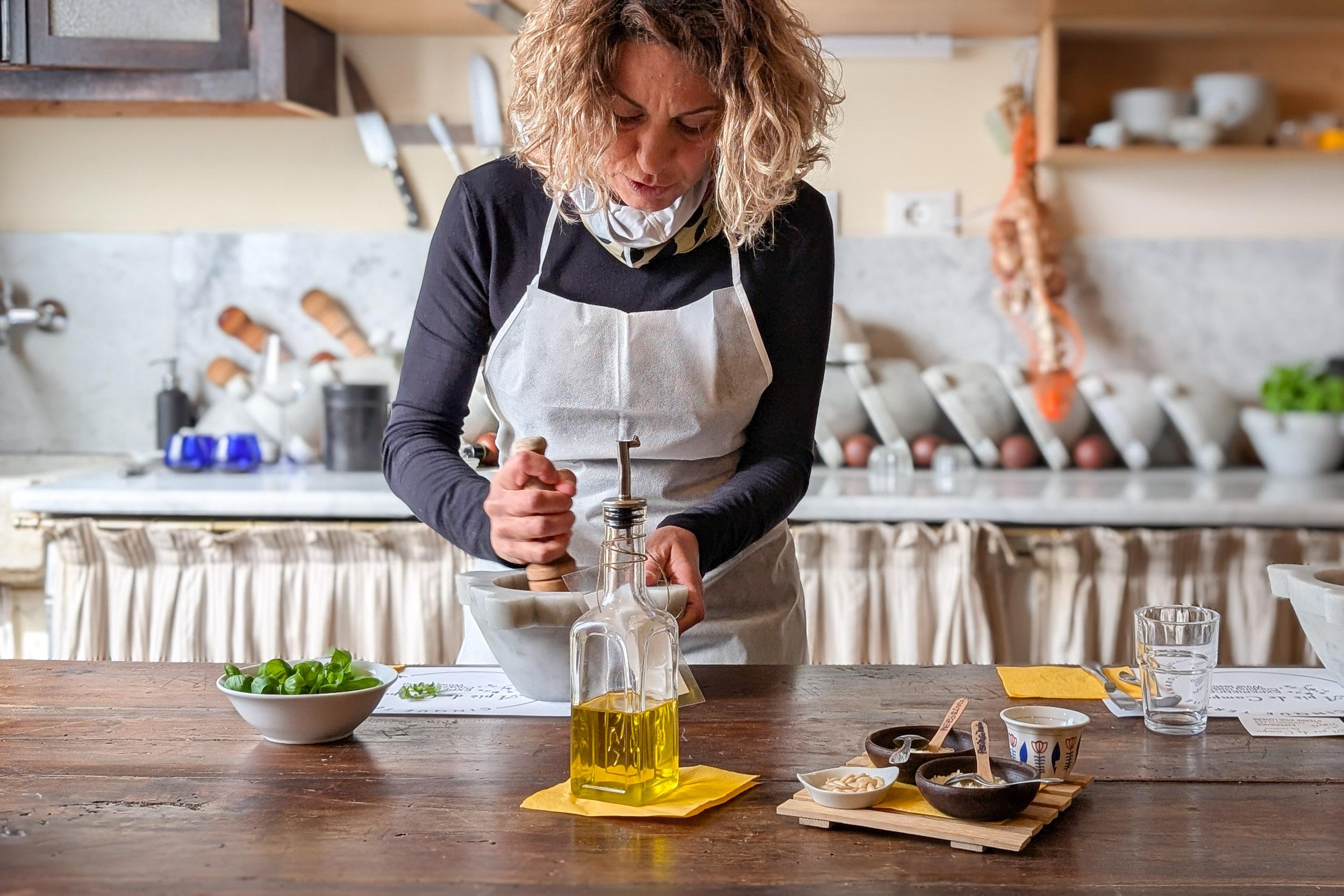 Traditional Pesto Workshop in Manarola