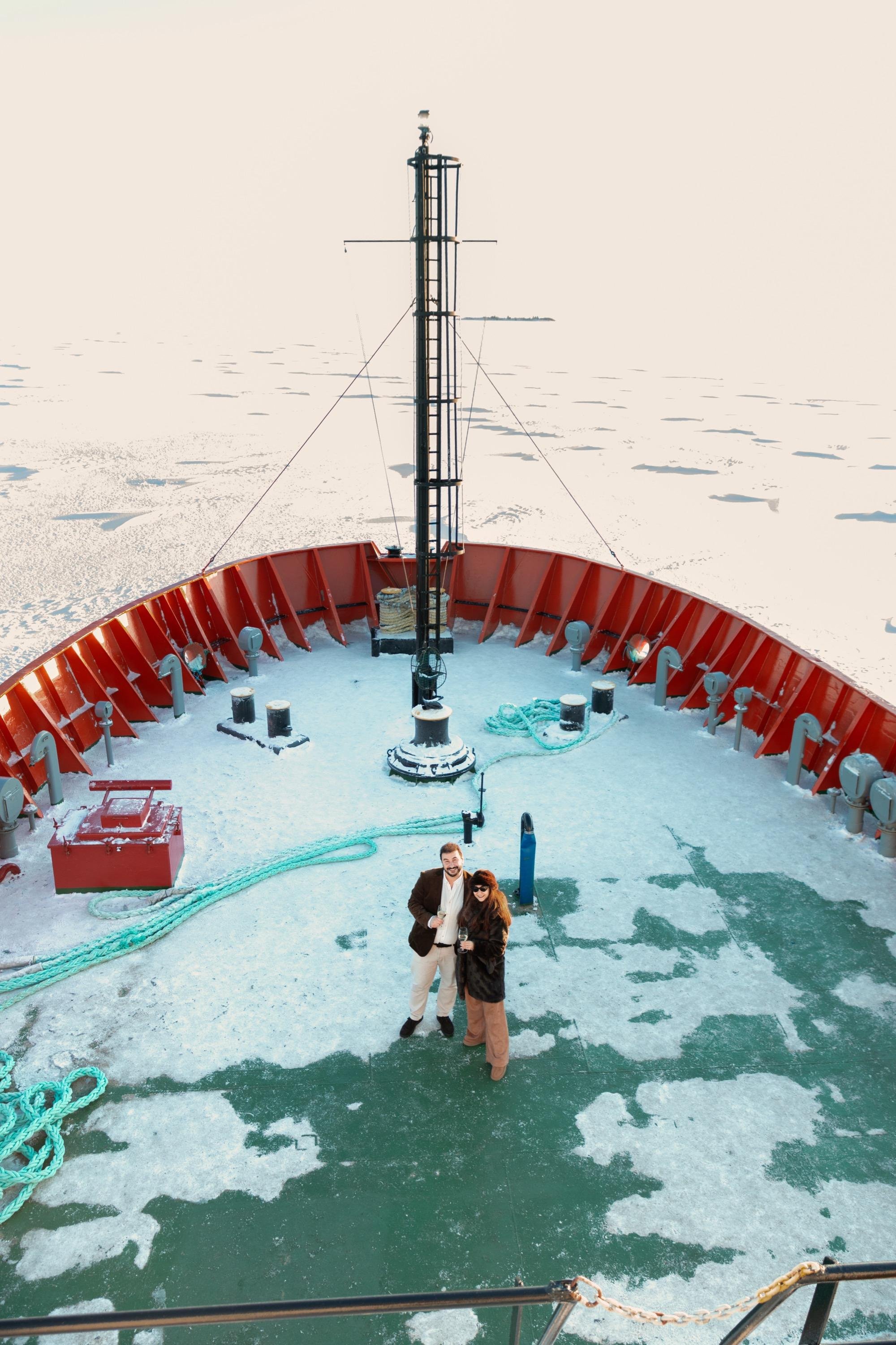 Arctic Icebreaker Cruise: Float & Walk on Frozen Sea
