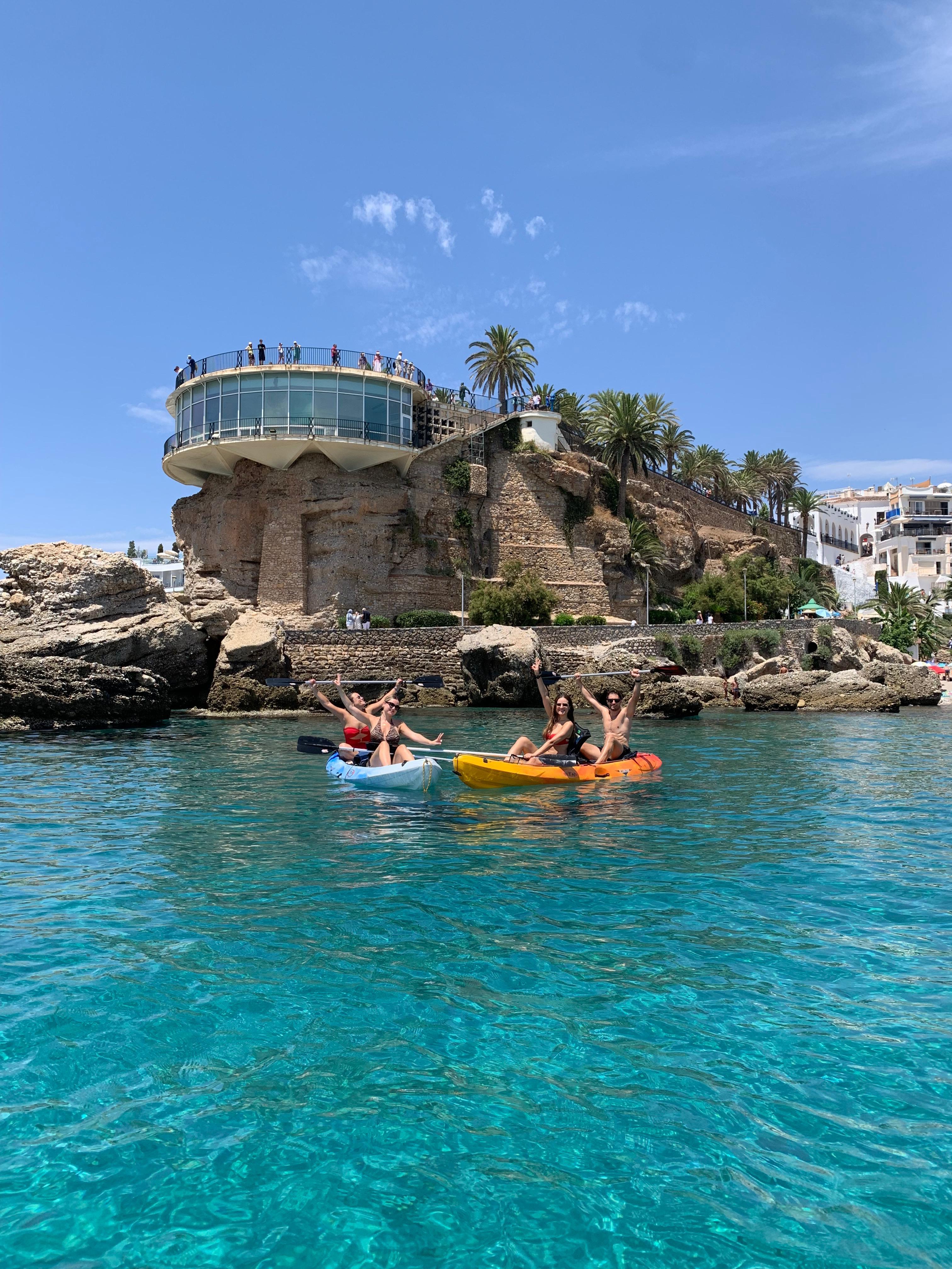 Nerja Coast Self-Guided Kayak Rental & Explorer Route