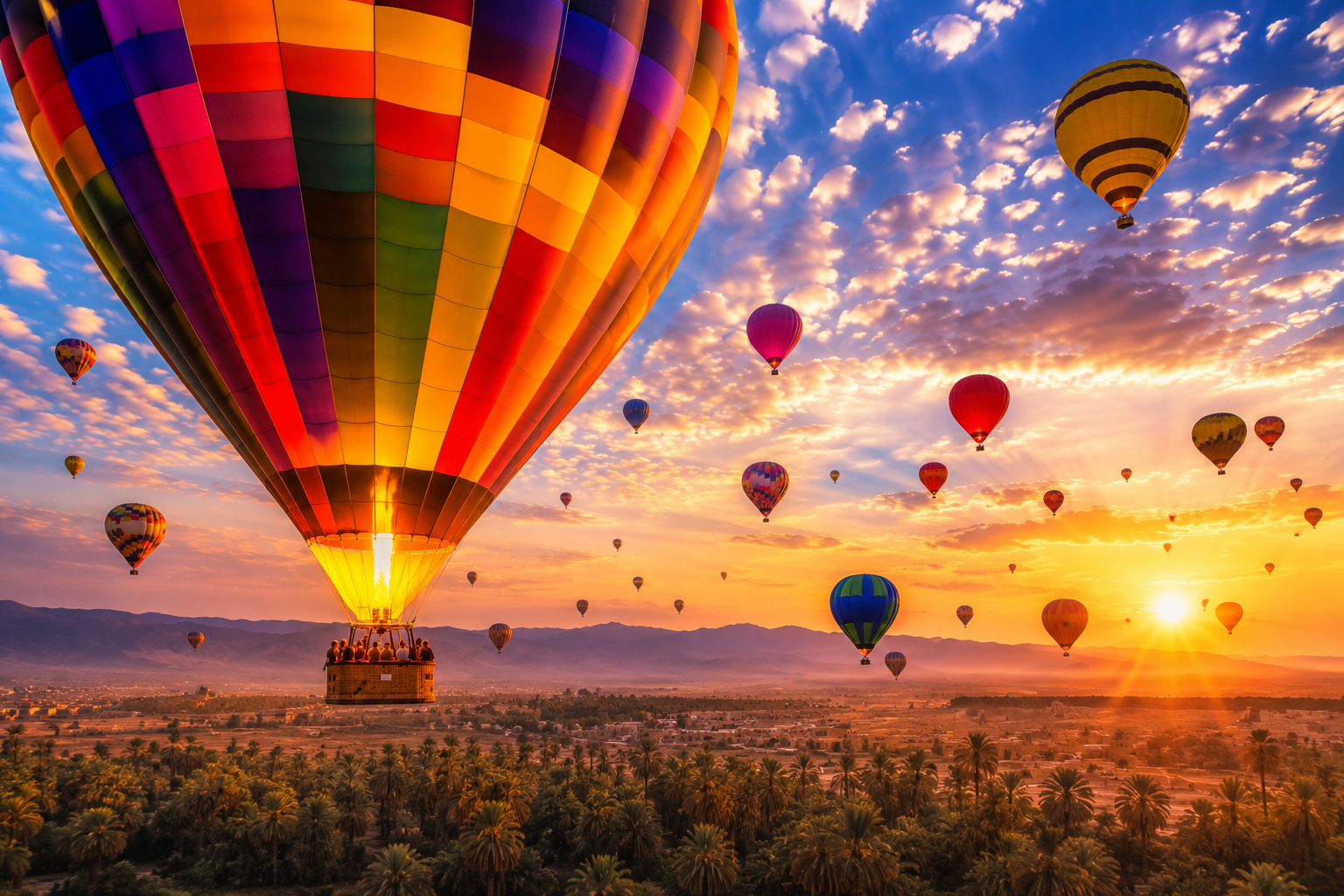 Marrakech Sunrise Hot Air Balloon with Berber Breakfast