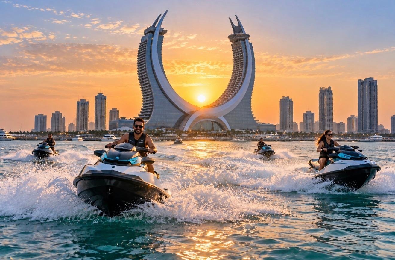 Doha Jet Ski Adventure on the Arabian Gulf